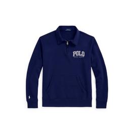 Polo Ralph Lauren Collegiate Logo Quarter Zip Fleece