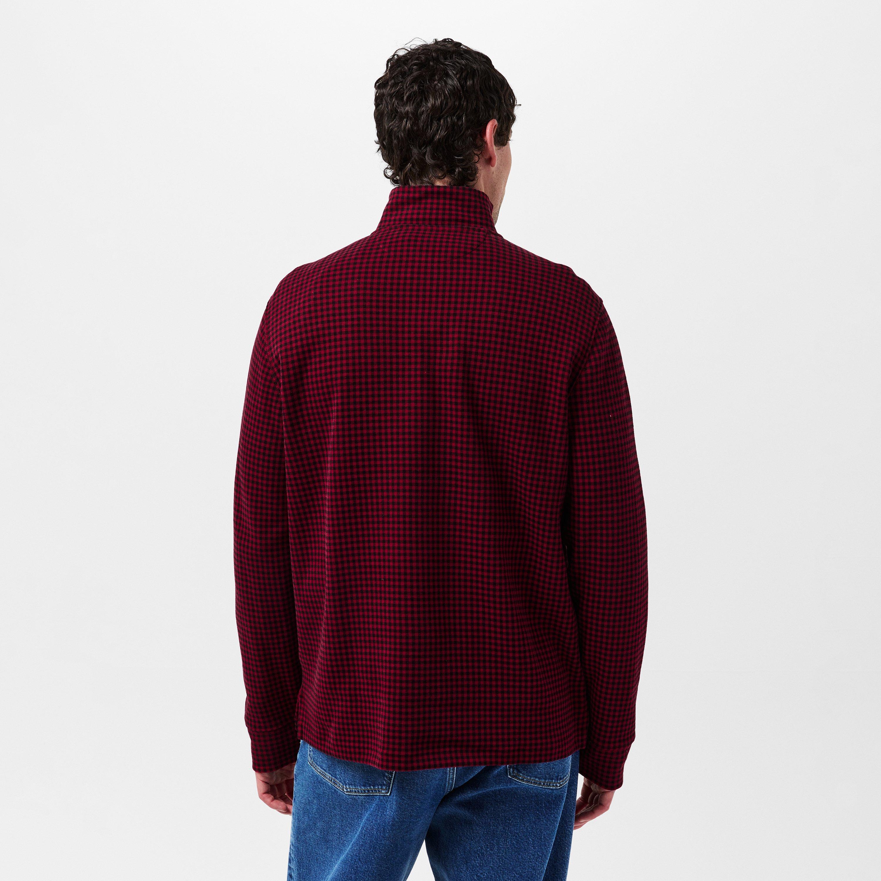 Red Holiday - Polo Ralph Lauren - Plaid Estate quarter Zip Sweatshirt - 4