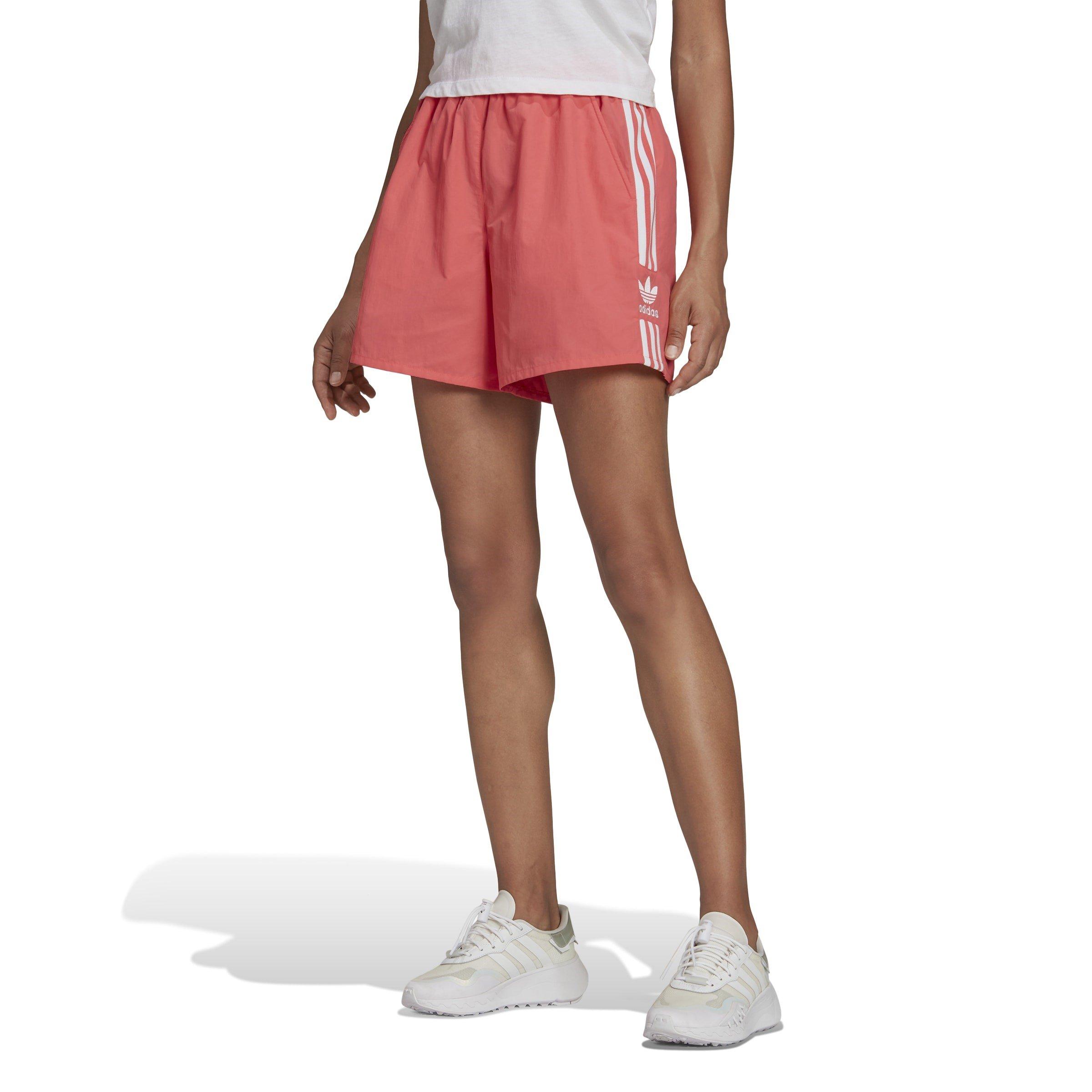 Pink - adidas Originals - Adicolor Trefoil Shorts Womens - 2