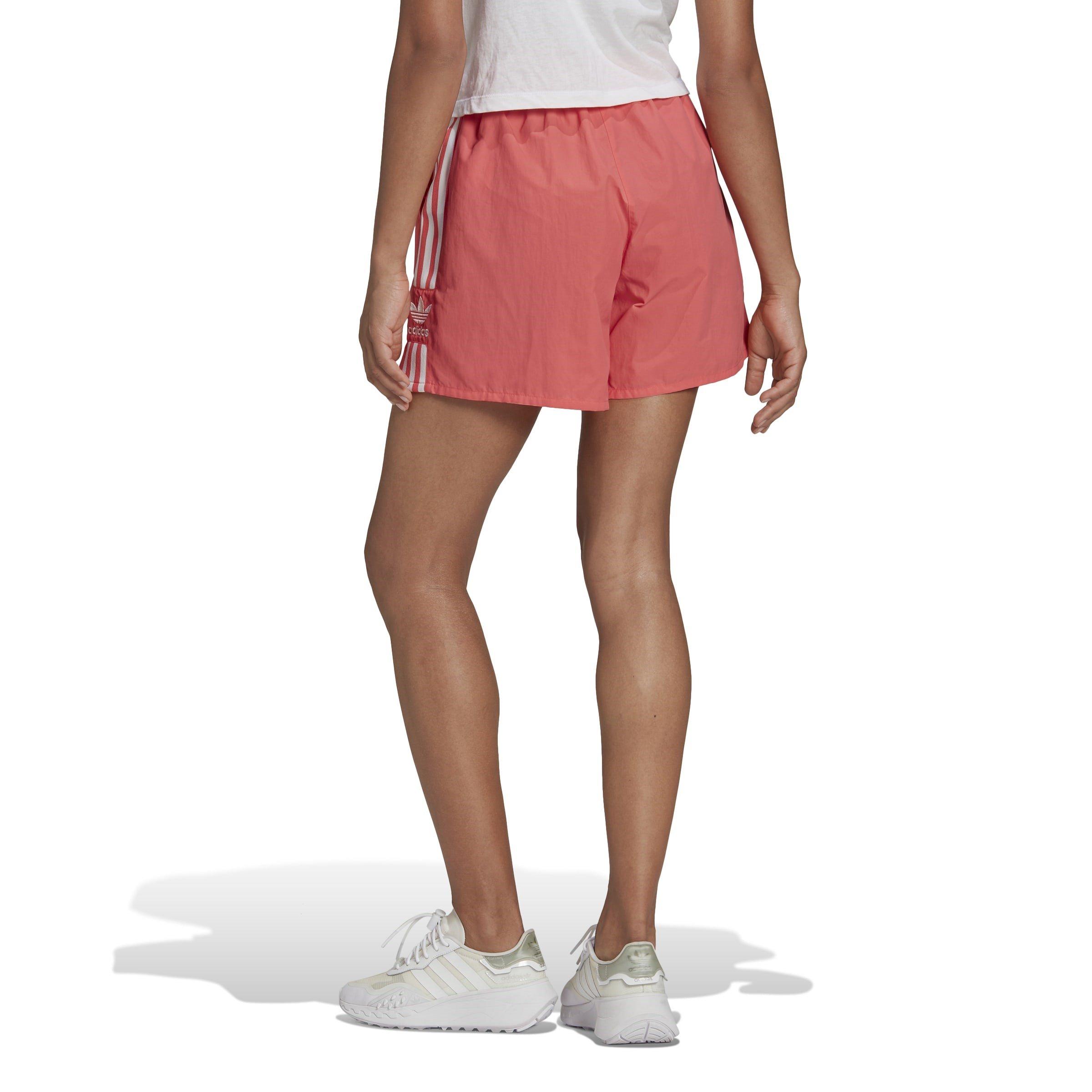 Pink - adidas Originals - Adicolor Trefoil Shorts Womens - 3