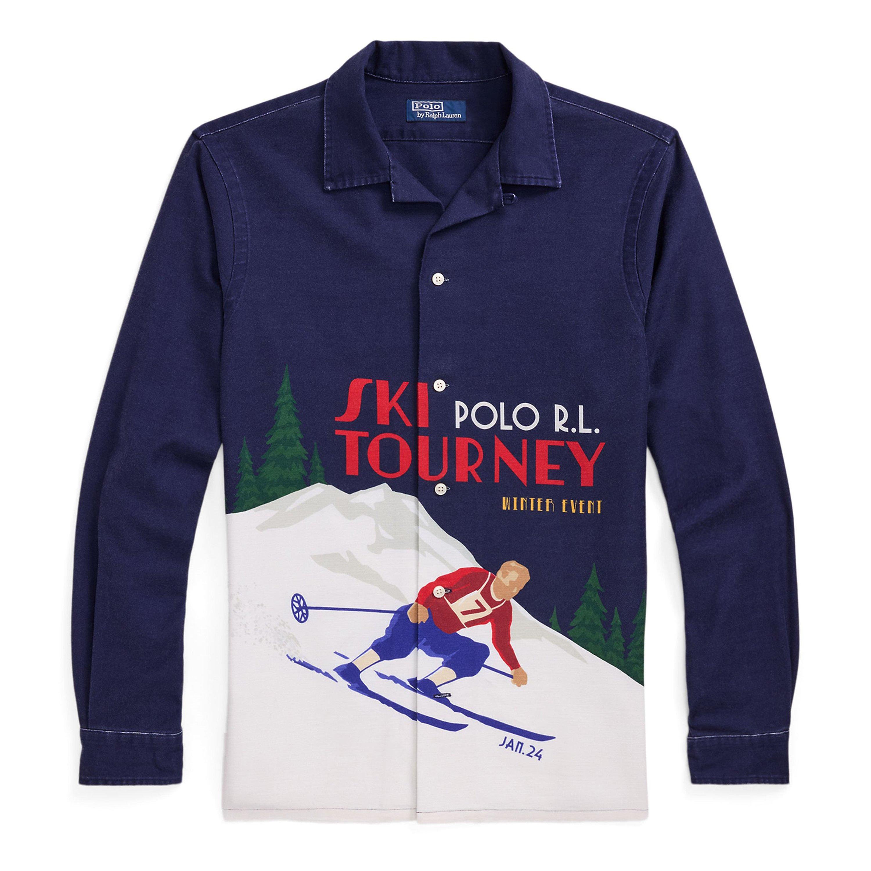 Ski Poster - Polo Ralph Lauren - Ski Shirt - 1