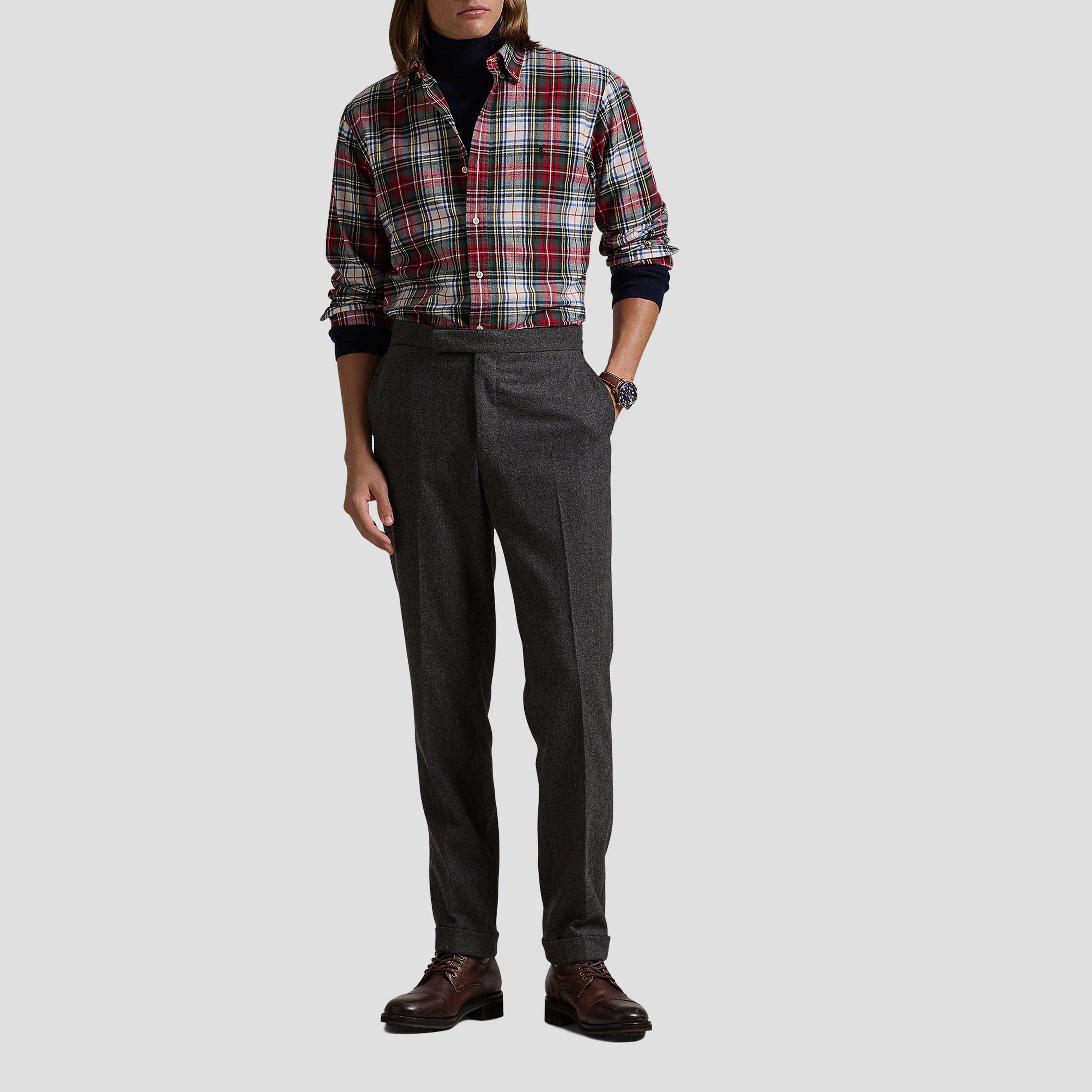 White/Red - Polo Ralph Lauren - Brushed Oxford Shirt - 4