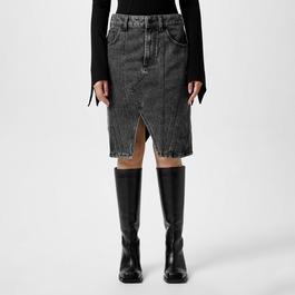 Mugler Denim Skirt