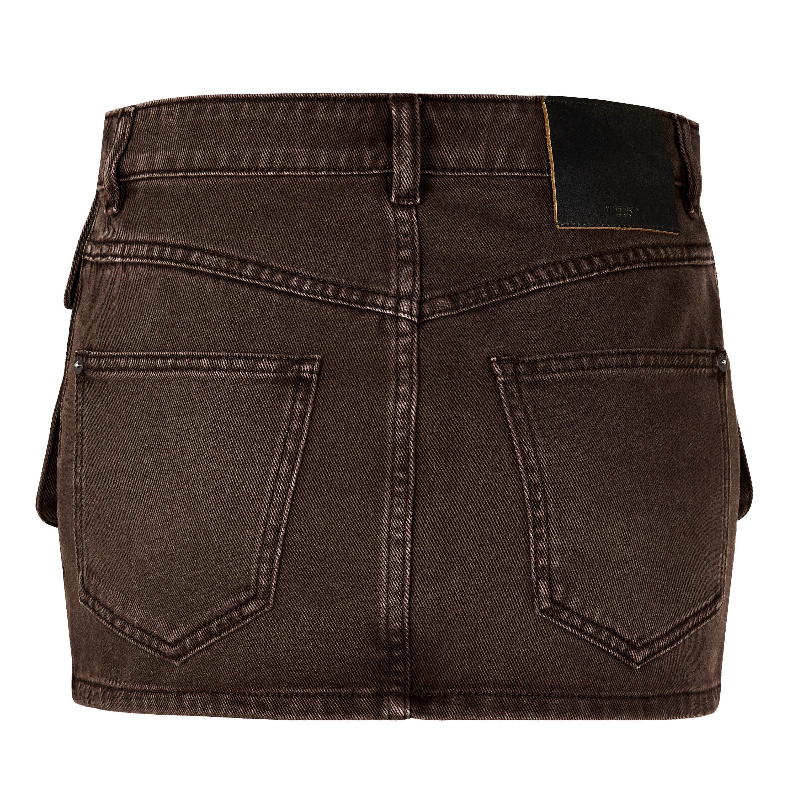 Brown Coffee - Miss Sixty - Women's Denim Skirt - 7