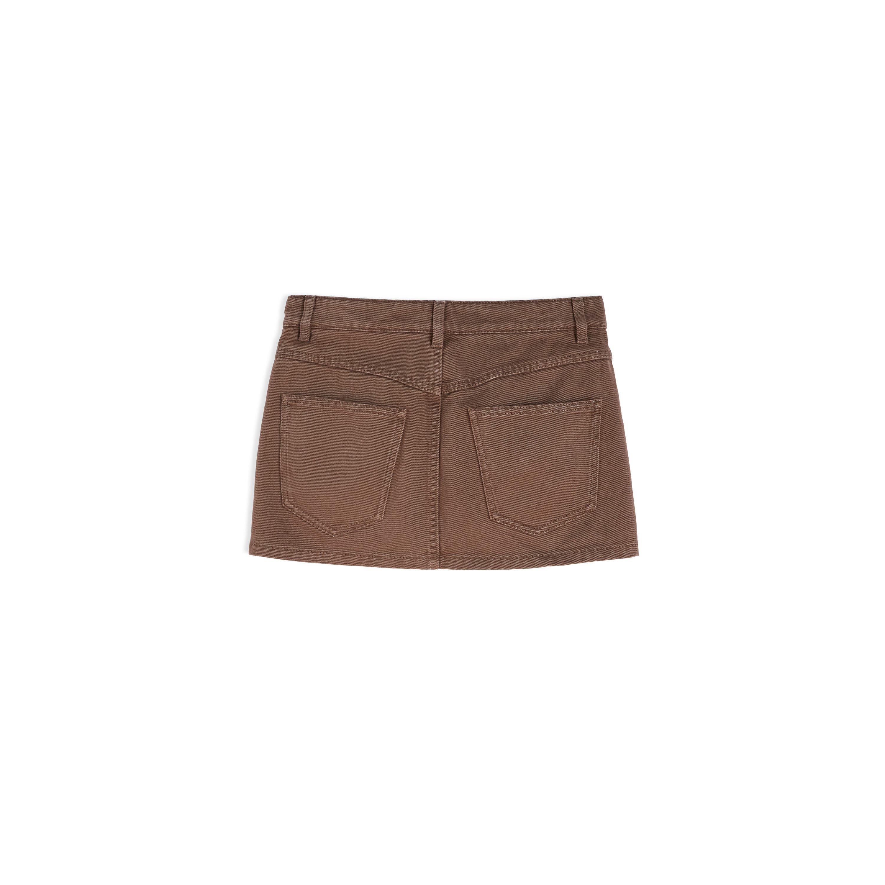 Brown Coffee - Miss Sixty - Women's Denim Skirt - 6