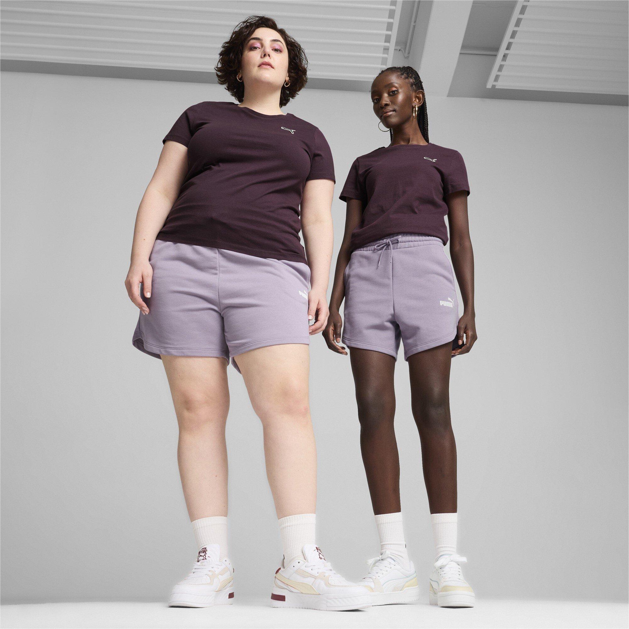 Pale Plum - Puma - Essentials High Waist Shorts Women - 2