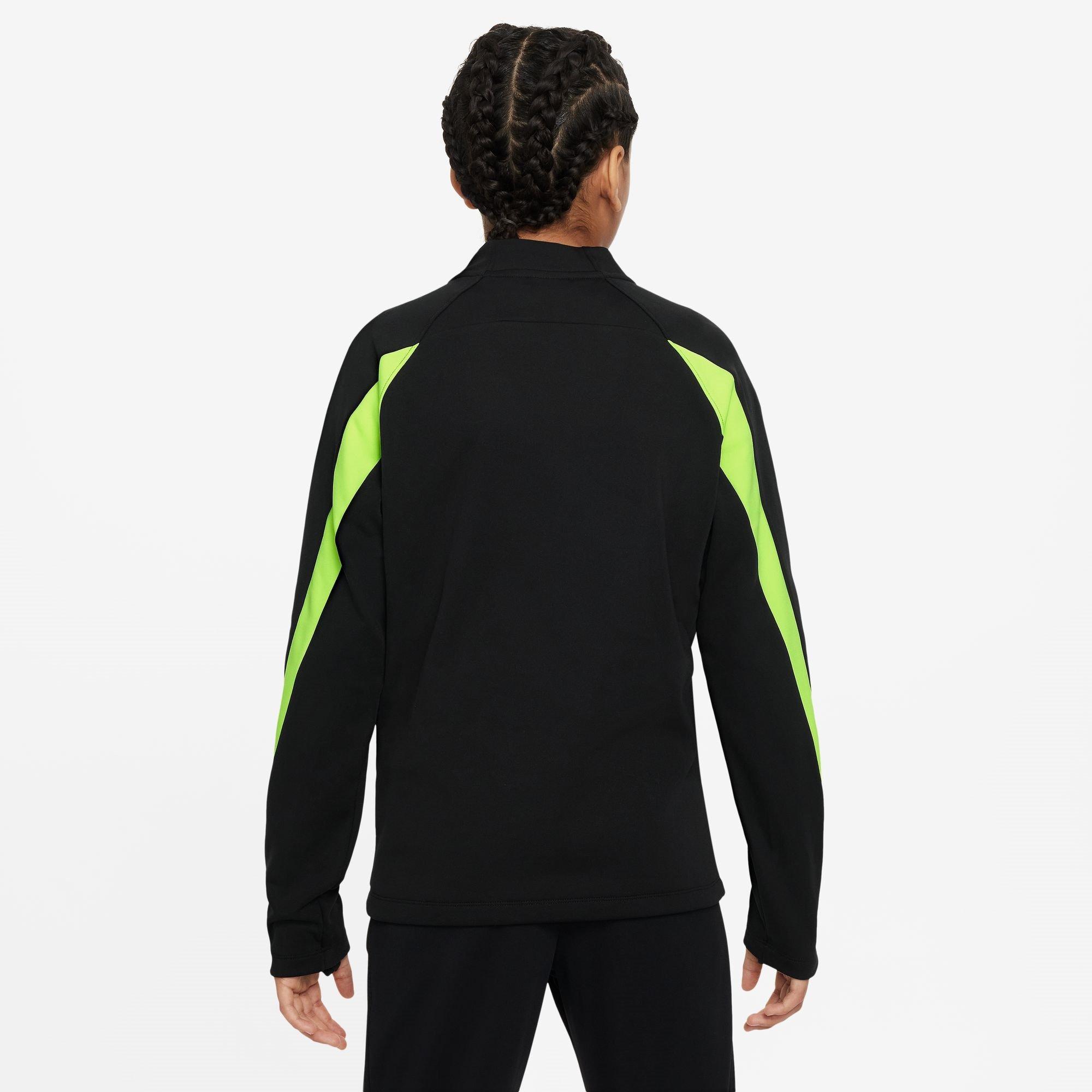 Nero/Volt - Nike - Therma-FIT Academy Big Kids' Soccer Drill Top - 2