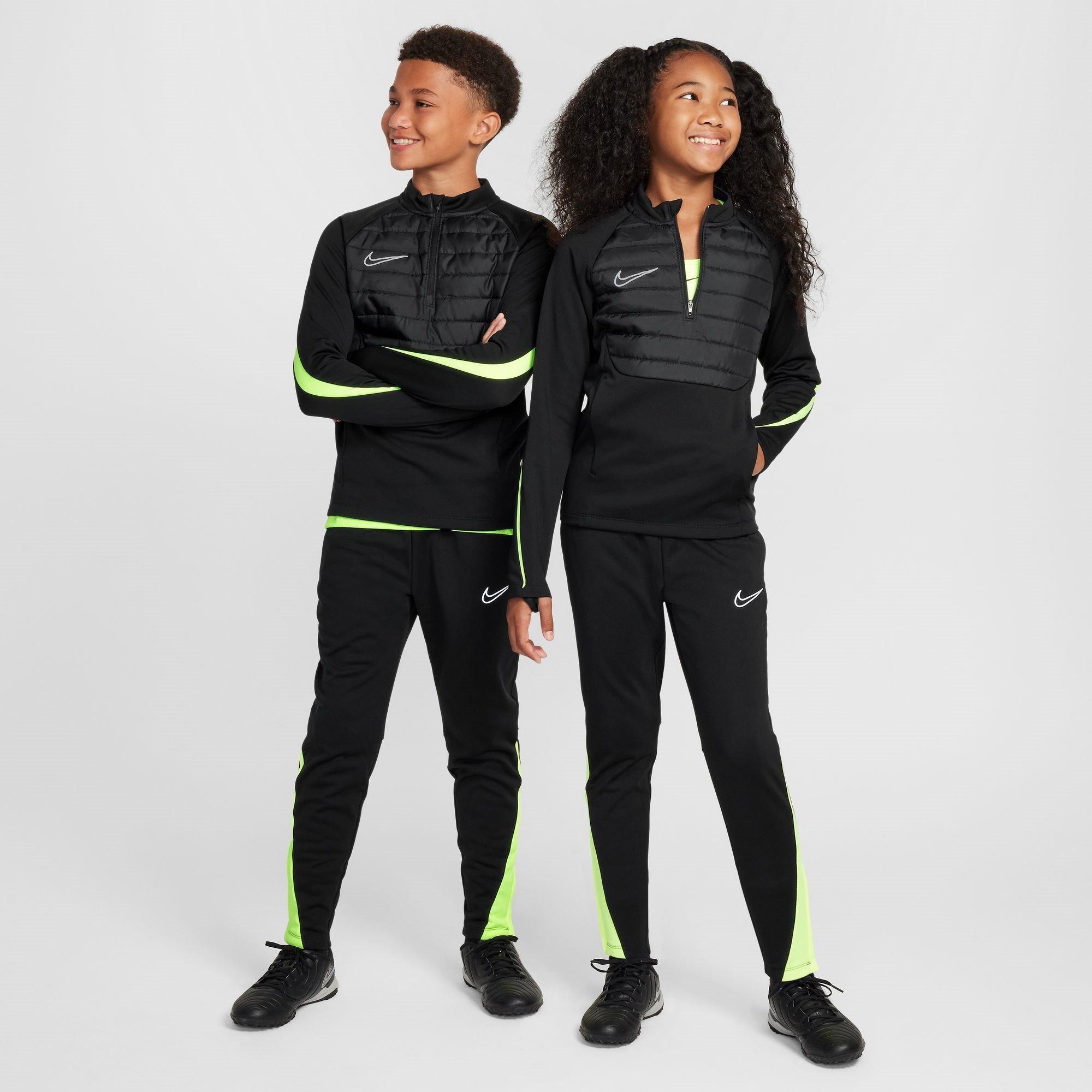 Nero/Volt - Nike - Therma-FIT Academy Big Kids' Soccer Drill Top - 5
