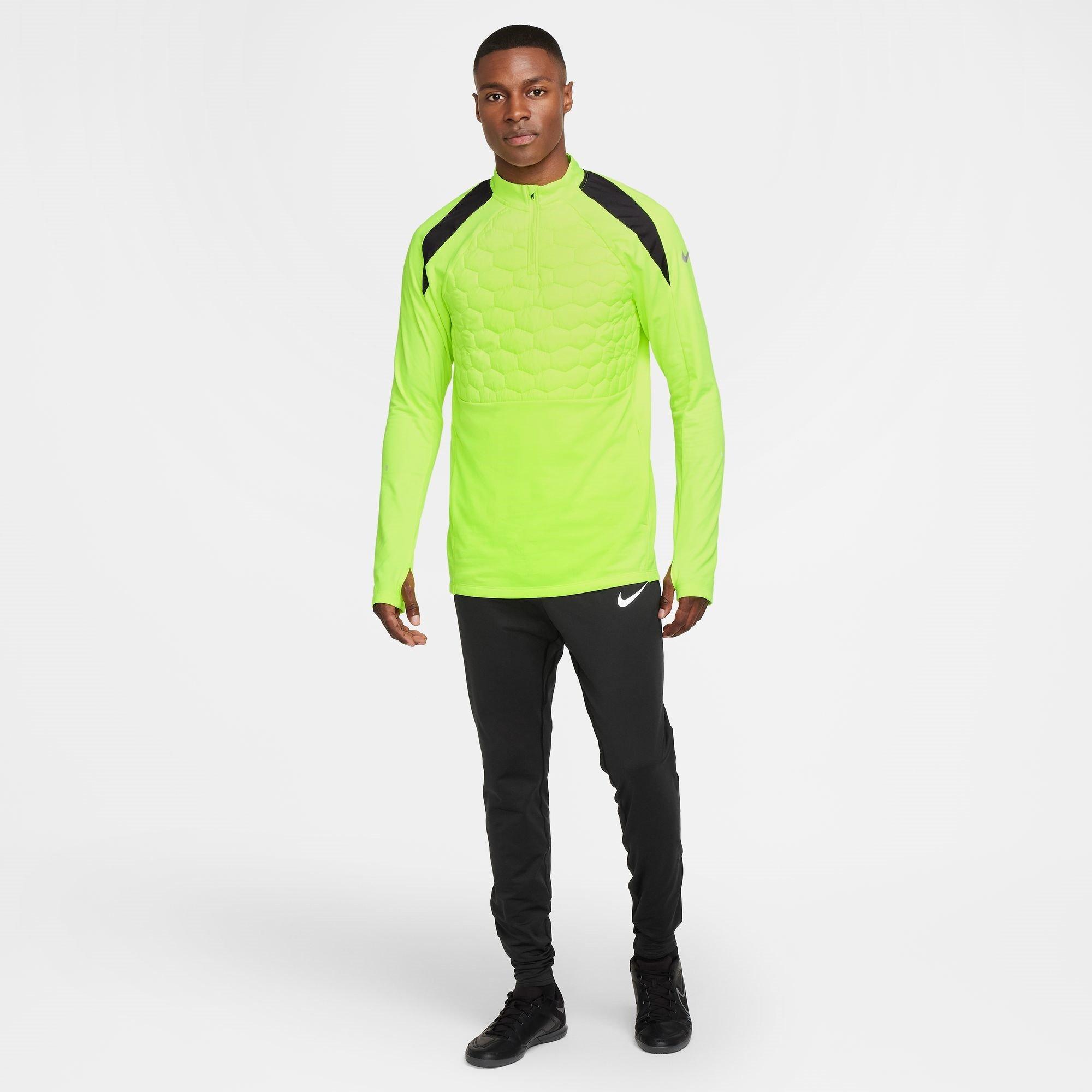 Volt/Zilver - Nike - Strike Men's Therma-FIT Soccer Drill Top - 7
