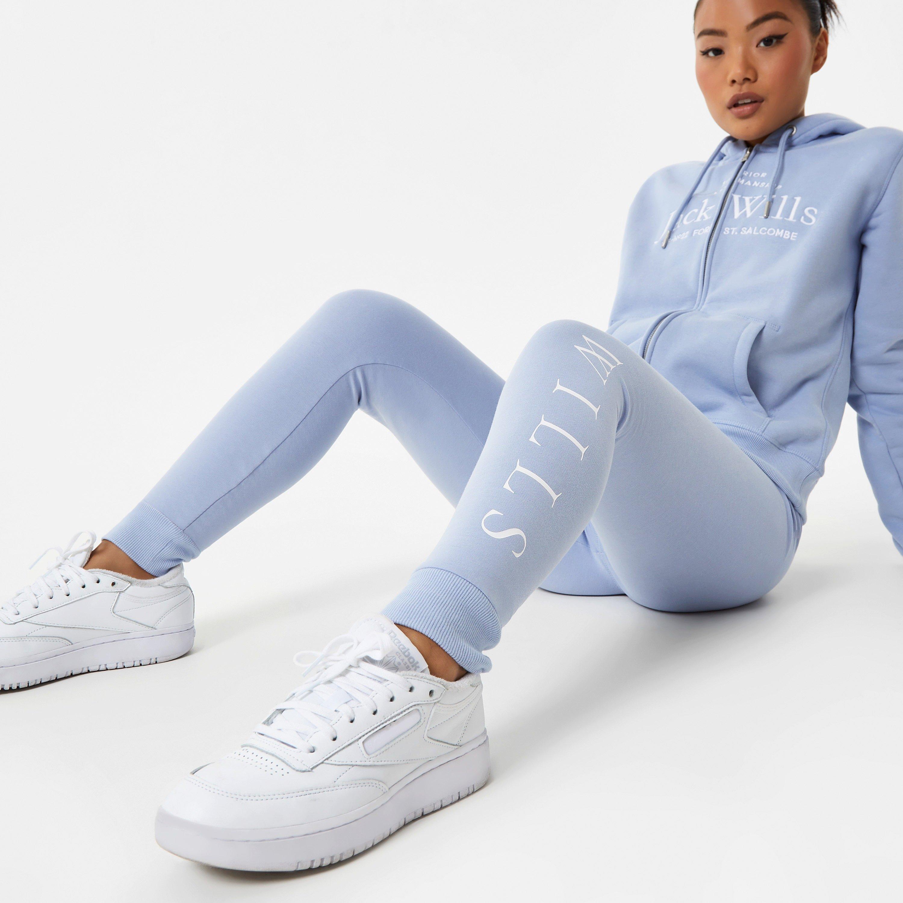 Soft Blue - Jack Wills - Jack Lingham Wills Logo Joggers - 3