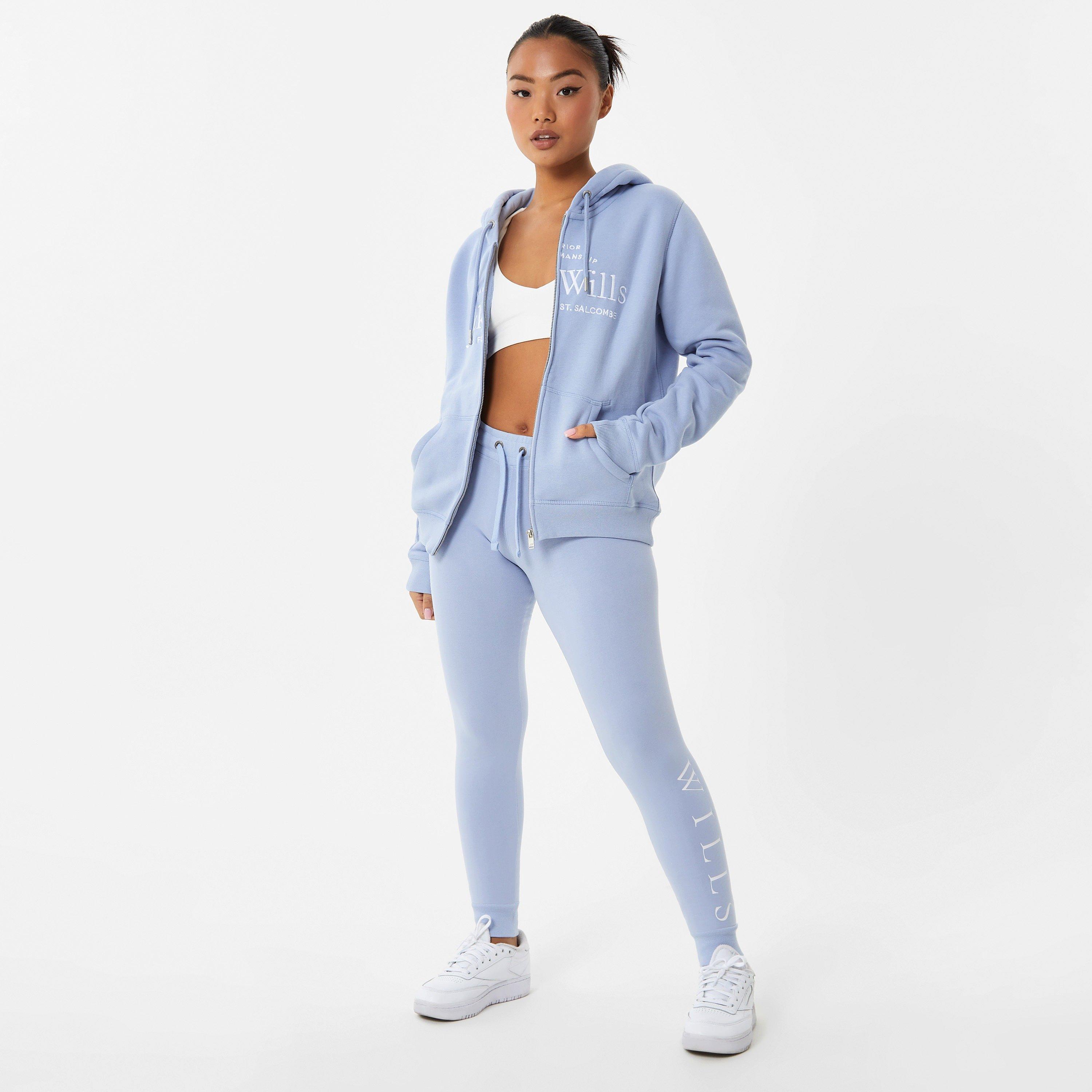 Soft Blue - Jack Wills - Jack Lingham Wills Logo Joggers - 4