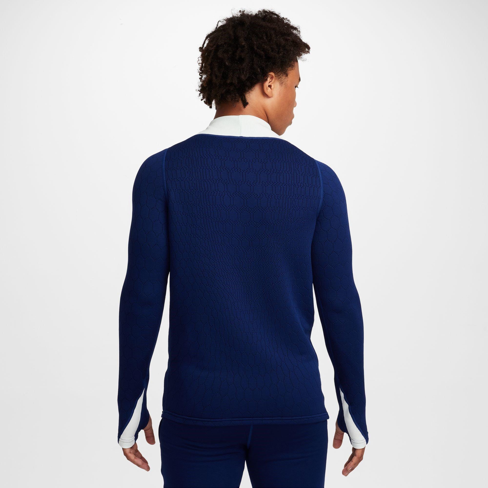 Blu/Oro - Nike - Strike Elite Men's Therma-FIT ADV Water-Repellent Drill Top - 2