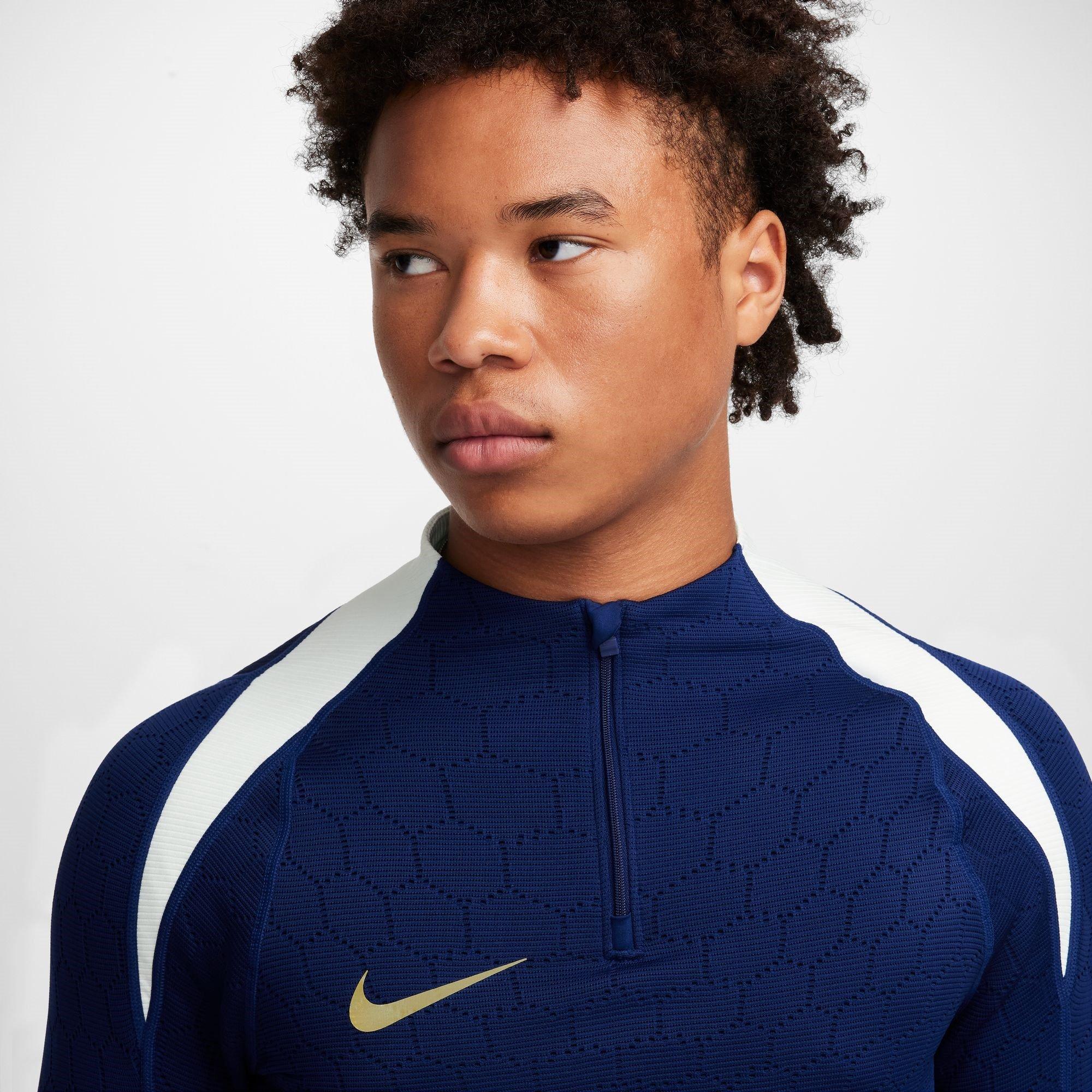 Blu/Oro - Nike - Strike Elite Men's Therma-FIT ADV Water-Repellent Drill Top - 3