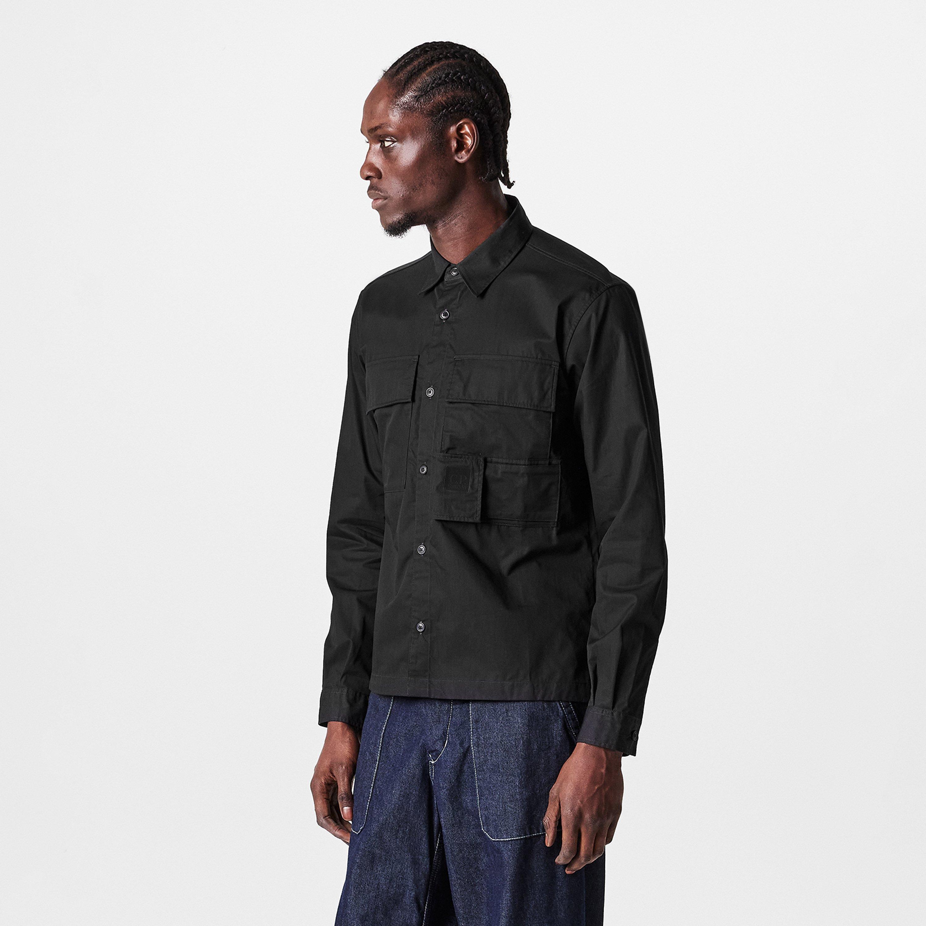 Black 999 - CP Company Metropolis - Cp Company Metropolis Shirts - Long Sleeve - 3