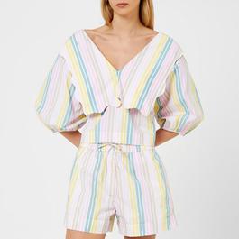 Ganni Stripe Blouse