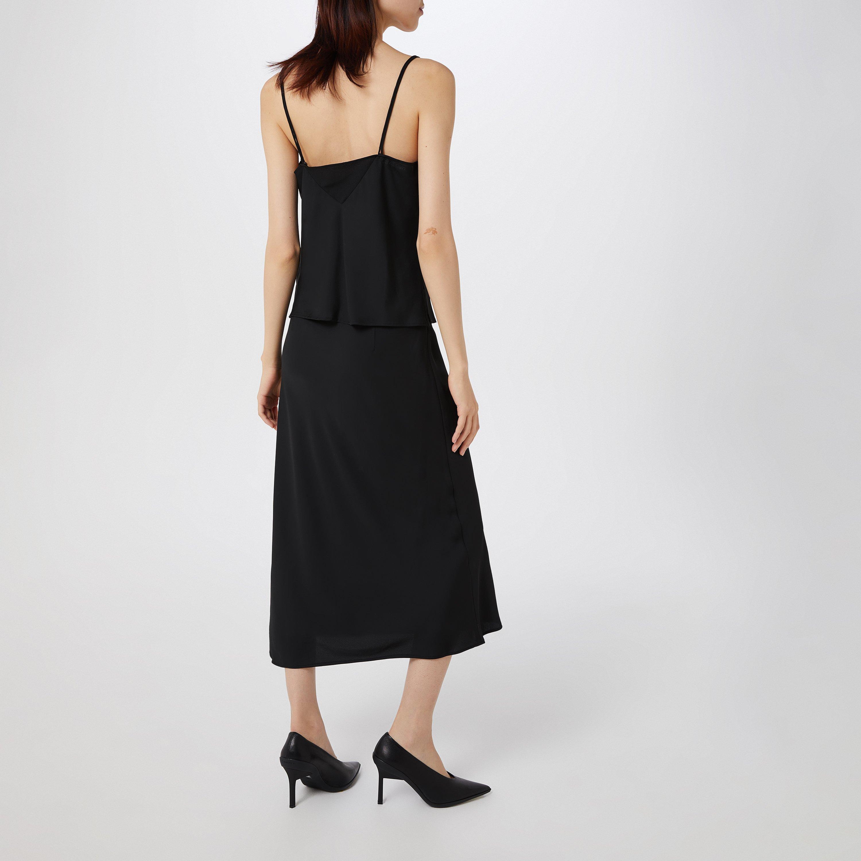 CK Black - Calvin Klein - Bias Cut Midi Skirt - 2