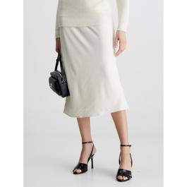 Calvin Klein Recycled Bias Cut Midi Skirt