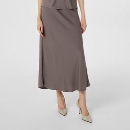 Calvin Klein Recycled Bias Cut Midi Skirt