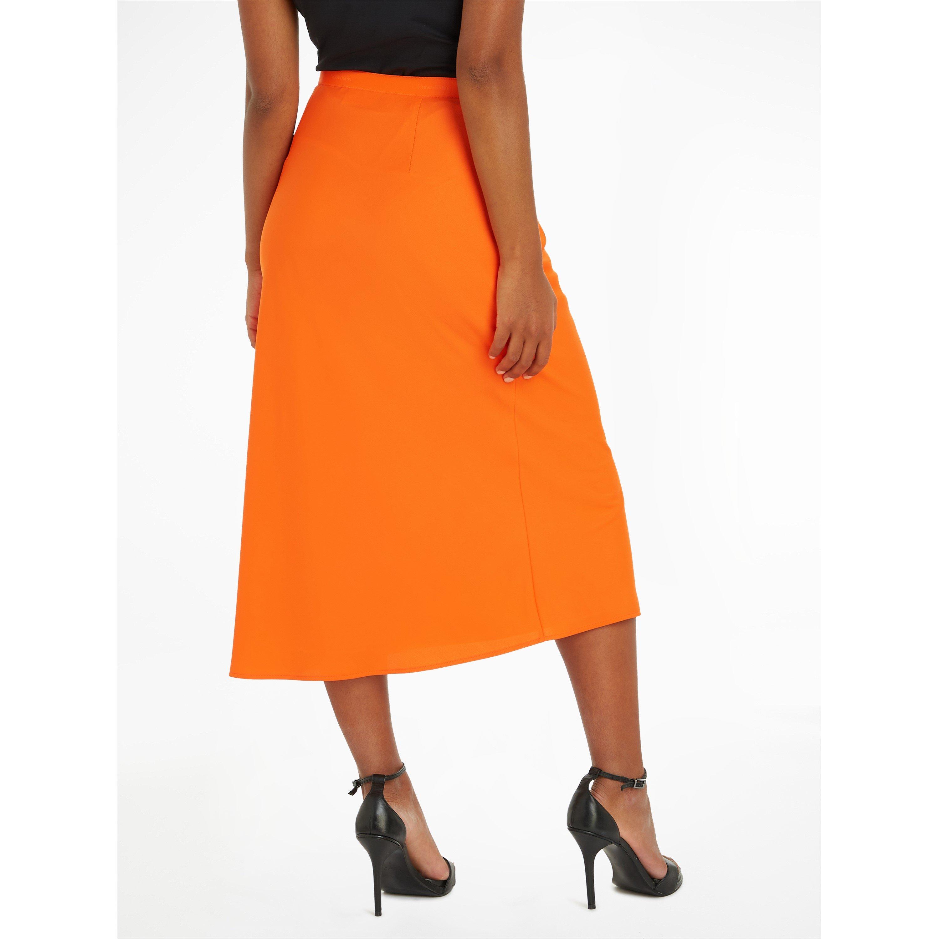 Flame - Calvin Klein - Bias Cut Midi Skirt - 4