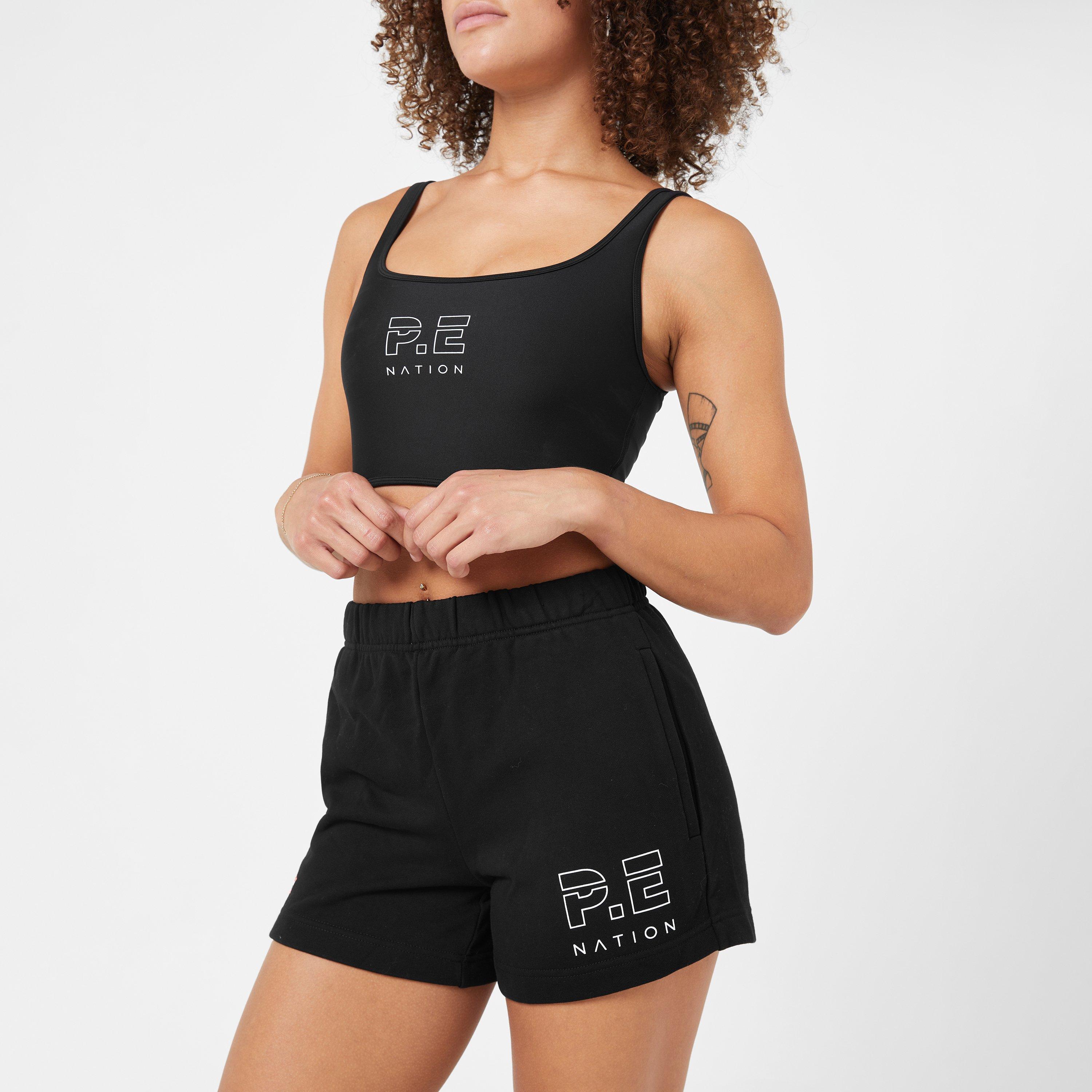 Black - PE Nation - Women's Performance Gym Shorts - 5