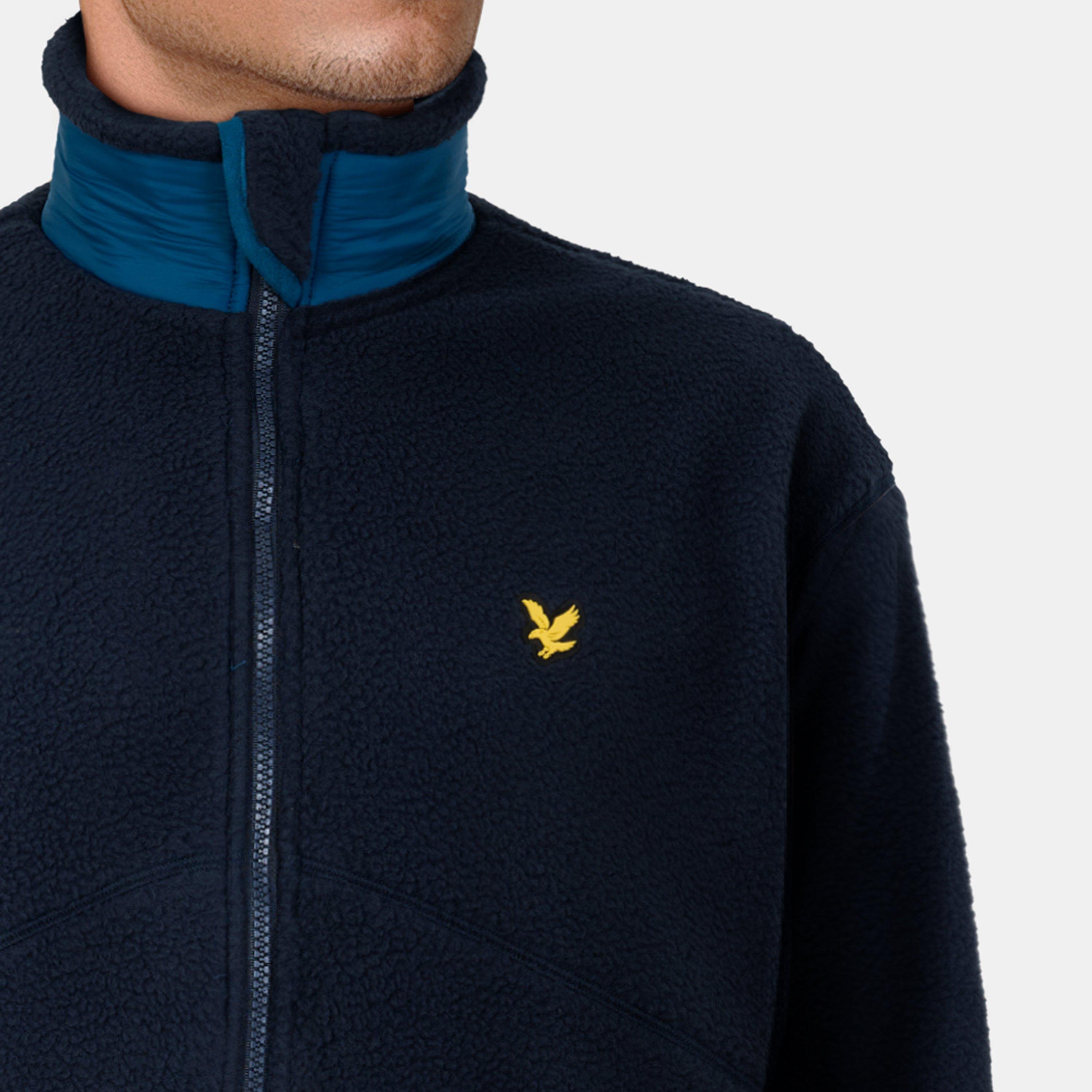 Mørkeblå - Lyle and Scott - Shearling Jacket - 5