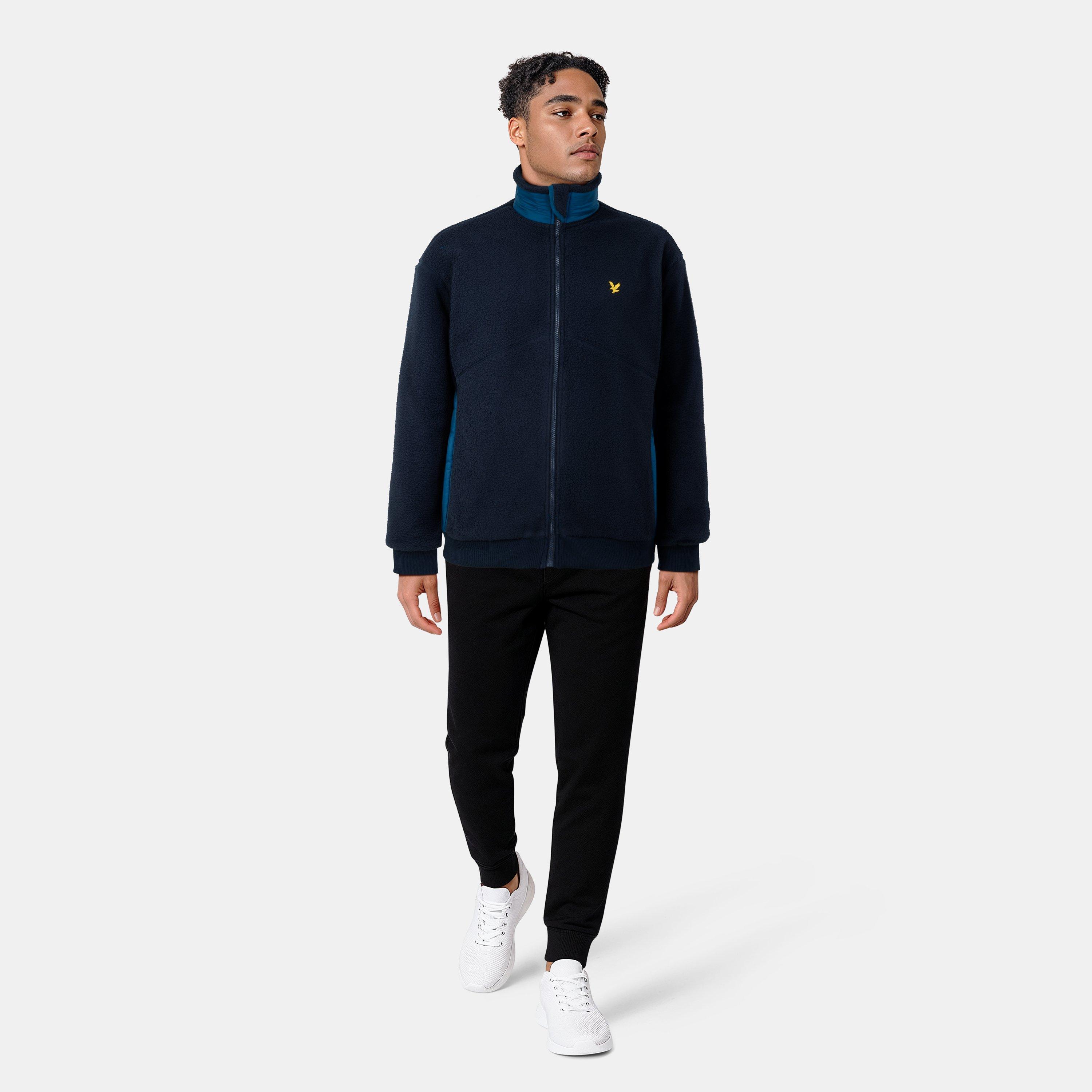 Mørkeblå - Lyle and Scott - Shearling Jacket - 6