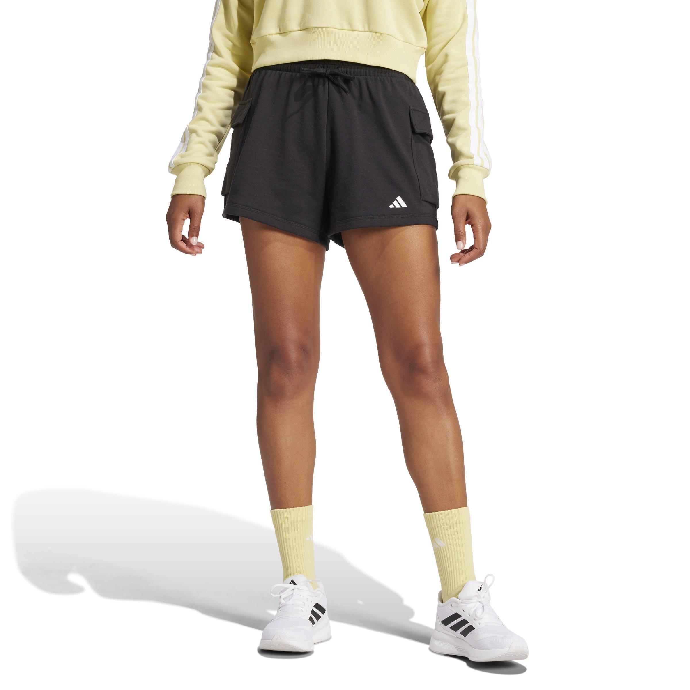 Black/White - adidas - Essentials Regular Womens Shorts - 2