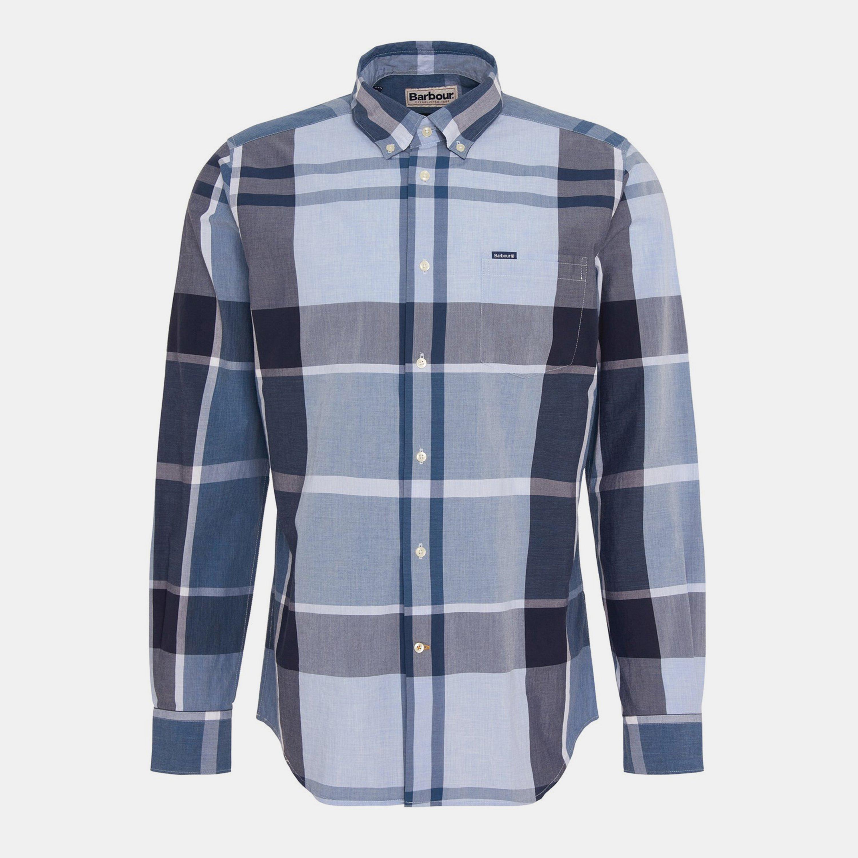 Blue Trtn TN22 - Barbour - Mens Harris Shirt - 1