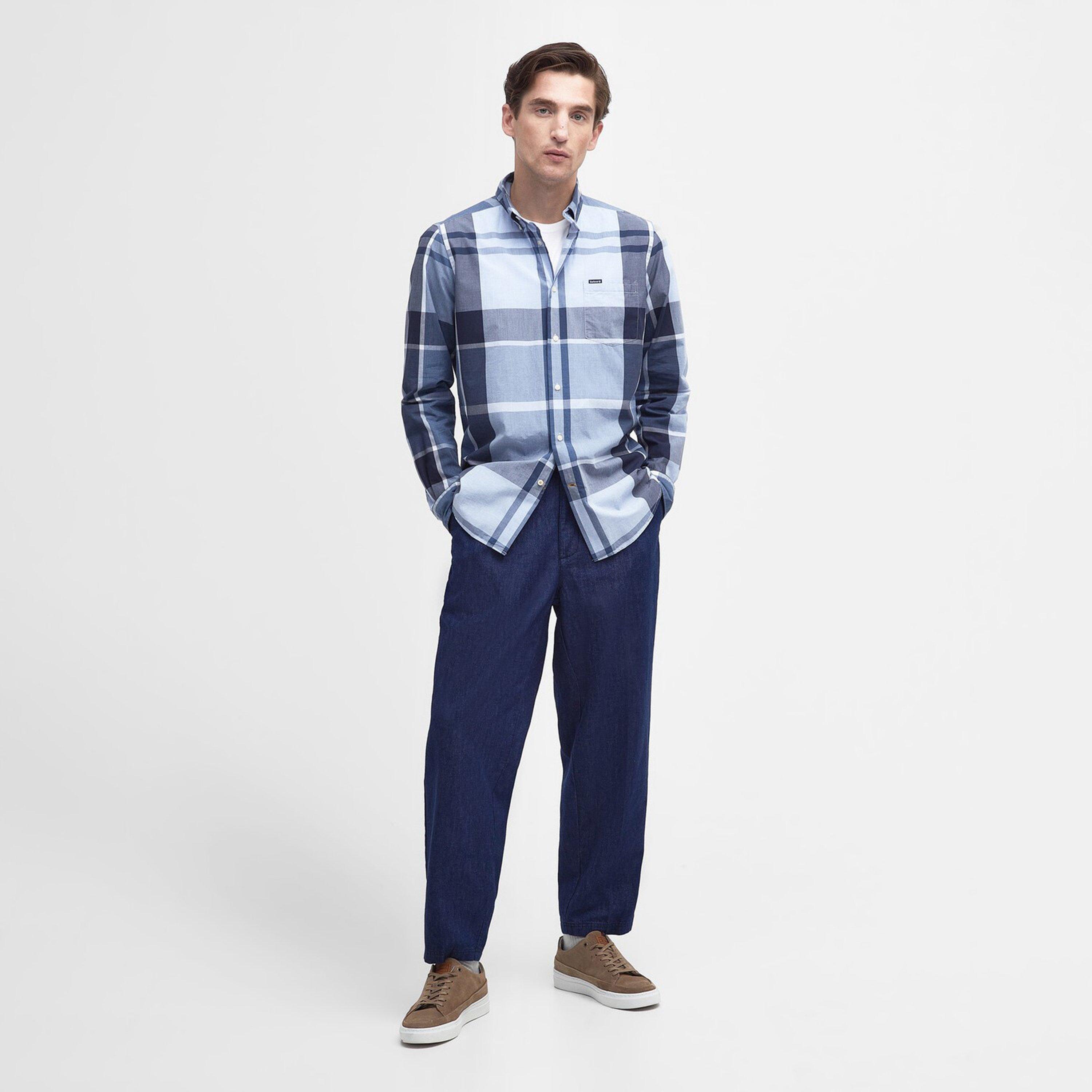 Blue Trtn TN22 - Barbour - Harris Tailored Shirt - 5