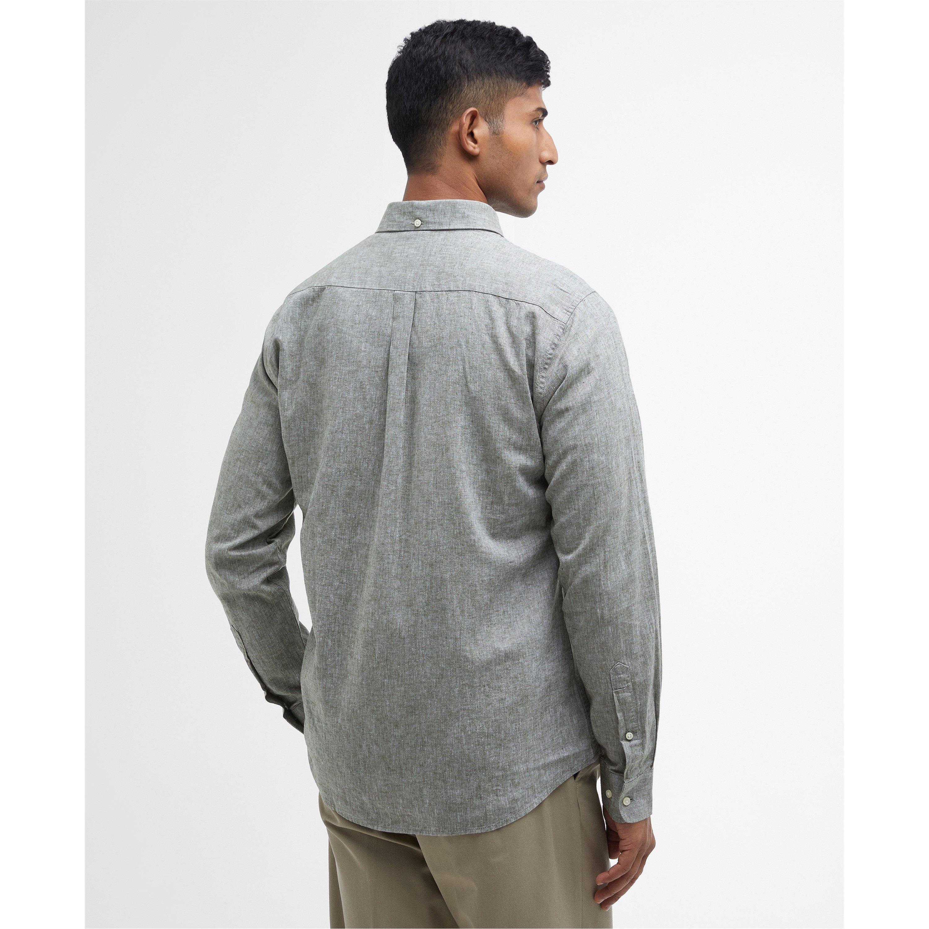 Bleached Olive - Barbour - Nelson Tailored Shirt - 3