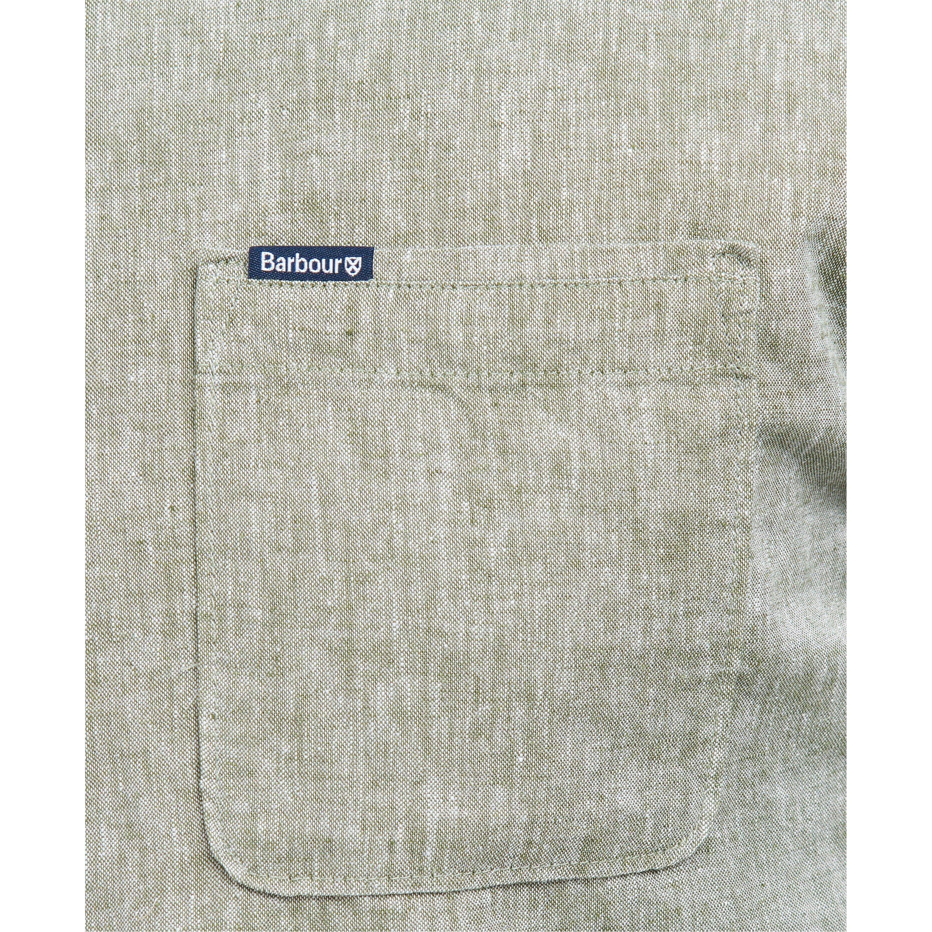 Bleached Olive - Barbour - Nelson Tailored Shirt - 6