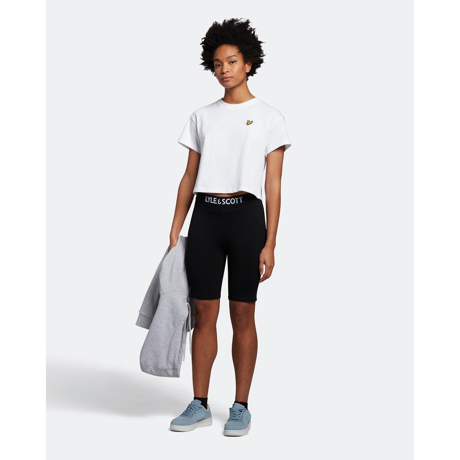 Jet Black - Lyle and Scott - Tape Bike Shorts - 4