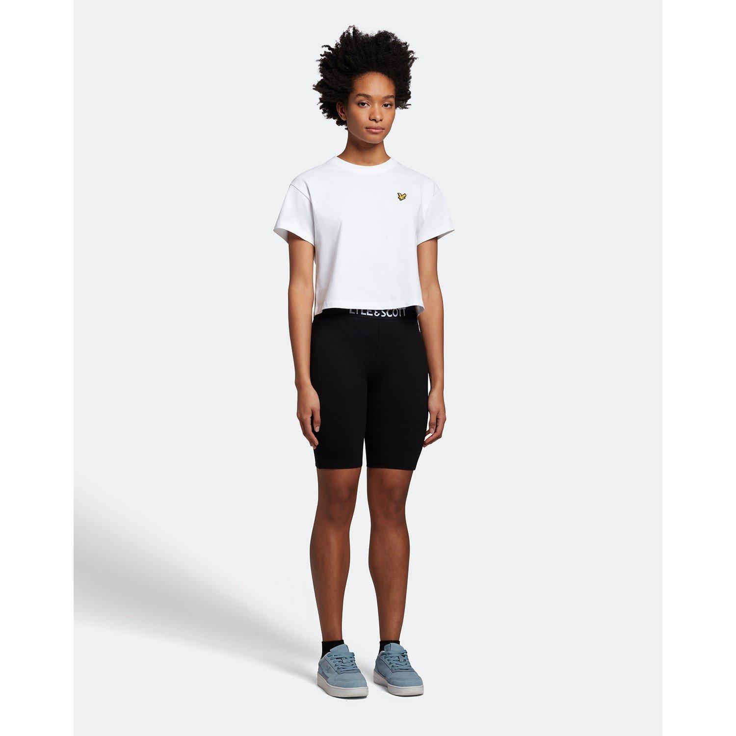 Jet Black - Lyle and Scott - Tape Bike Shorts - 5