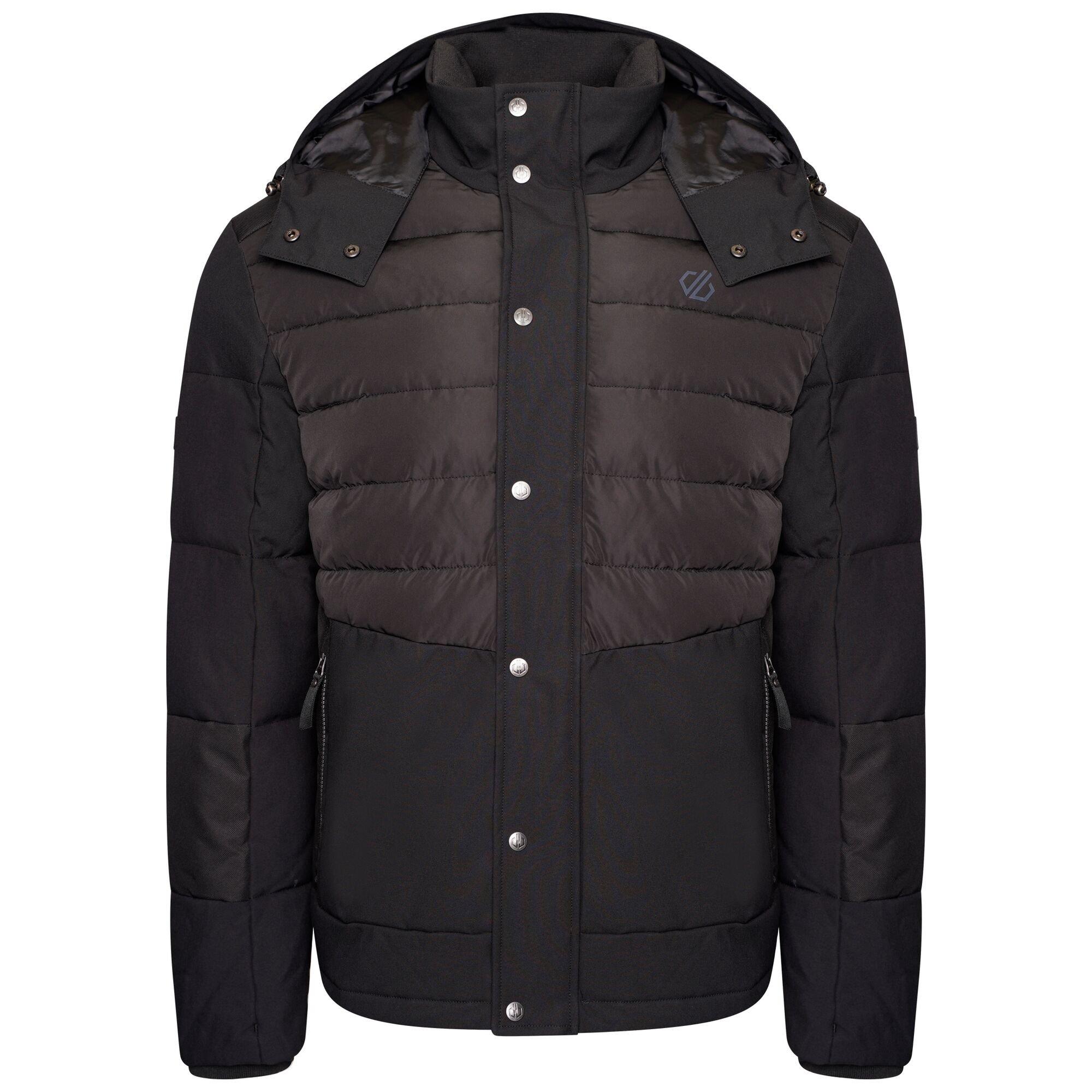 Black - Dare 2b - Men's Endless II Four-Way Stretch Storm Long Sleeve Waterproof Jacket - 1