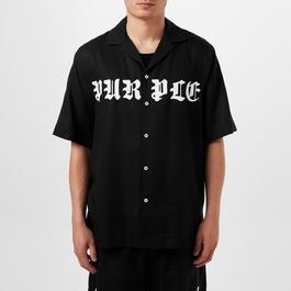 Purple Brand Logo Short Sleeve Shirt