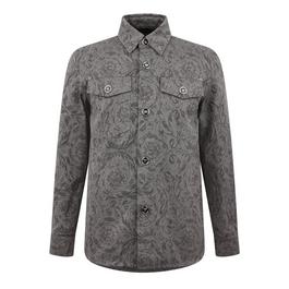 Versace Barocco Jacquard Gabardine Overshirt