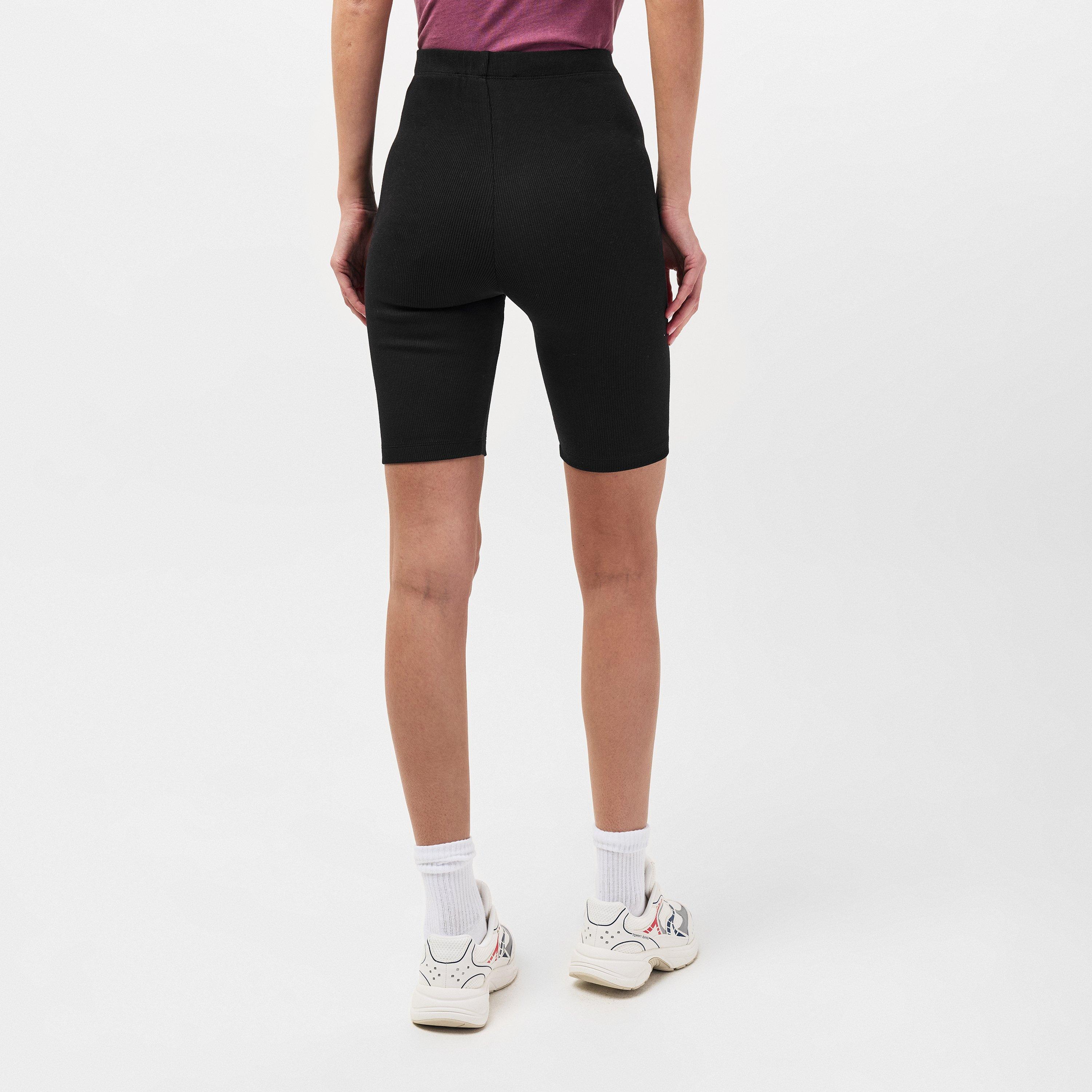 Black BDS - Tommy Jeans - Ribbed Badge Cycling Shorts - 4