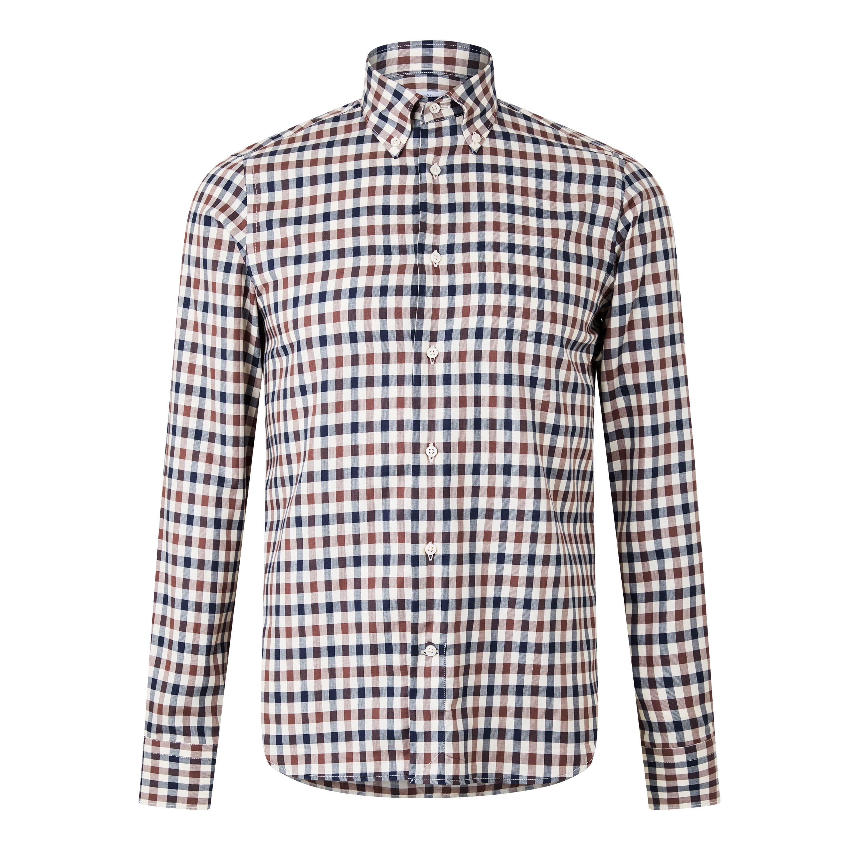 Aquascutum Check Shirt - Club Check 28 - Large