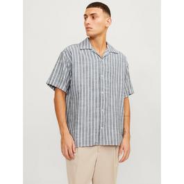 Jack and Jones Cabana Stripe Short Sleeve Shirt