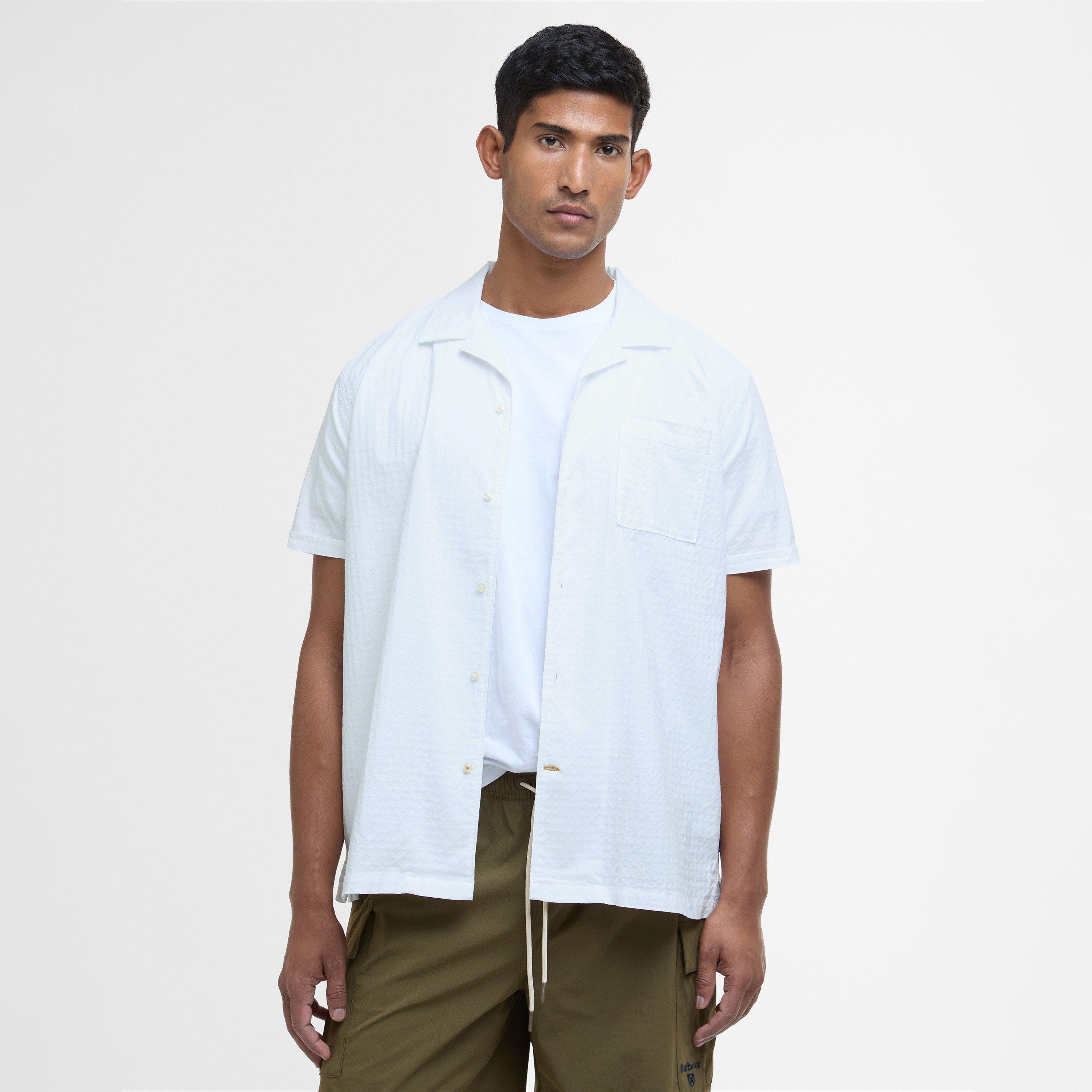 White WH11 - Barbour - Irvine Textured Shirt - 2