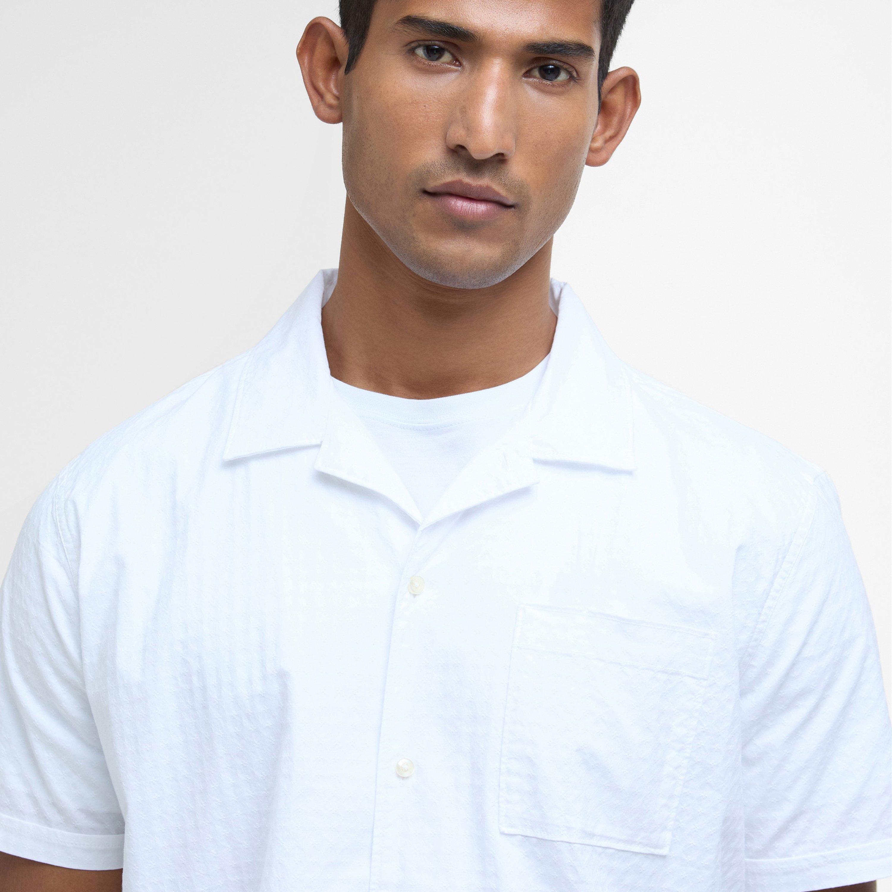 White WH11 - Barbour - Irvine Textured Shirt - 4