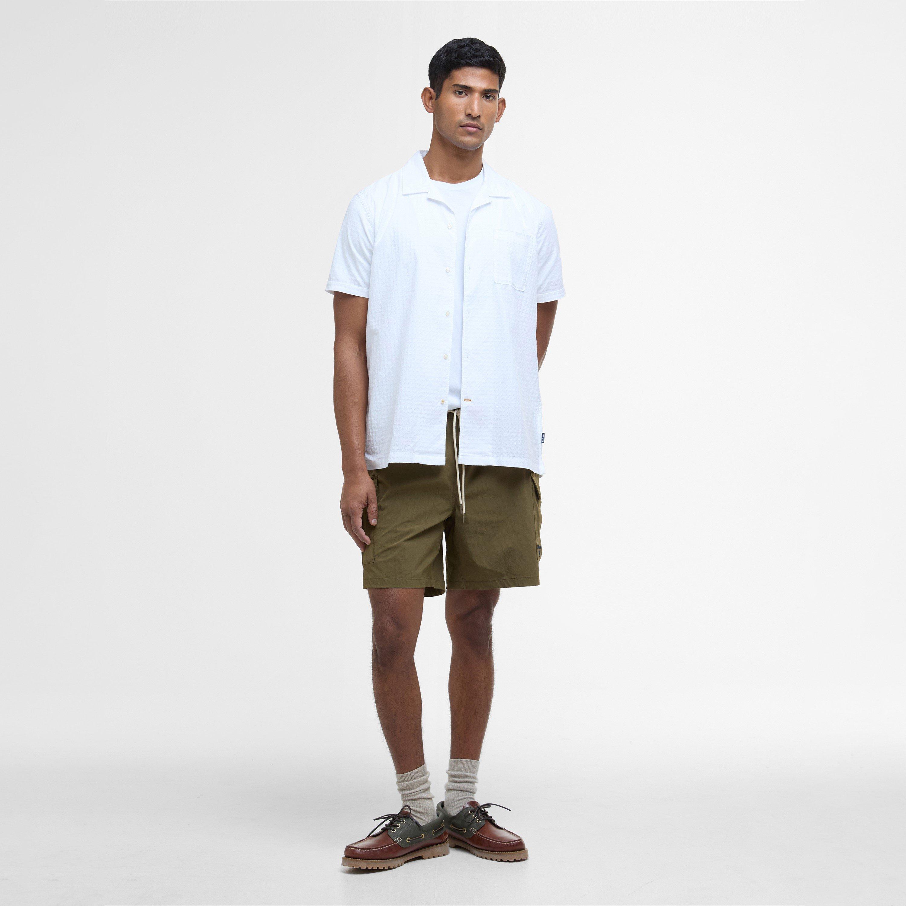 White WH11 - Barbour - Irvine Textured Shirt - 5