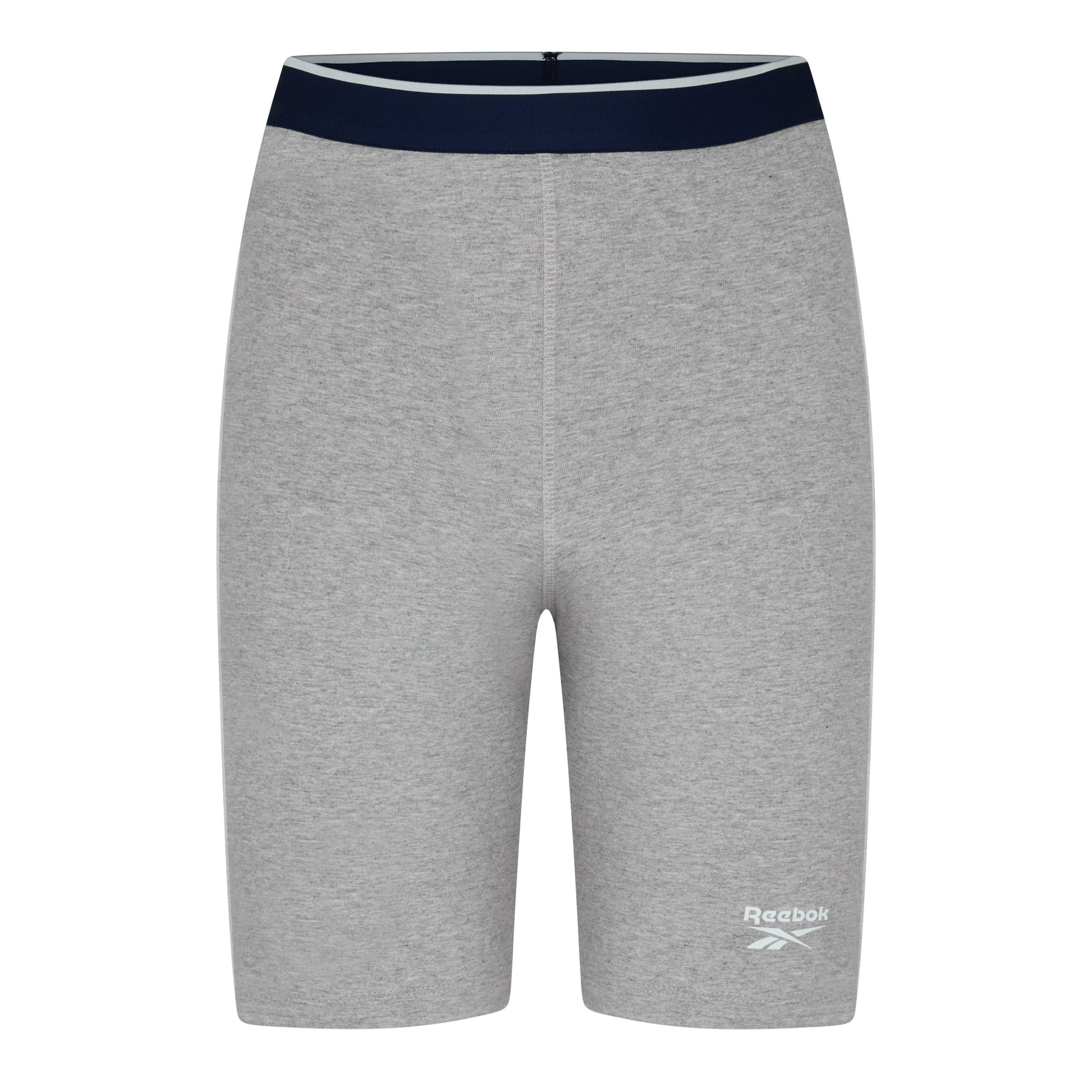 Med Grey Hthr - Reebok - Women's Cycling Shorts - 1