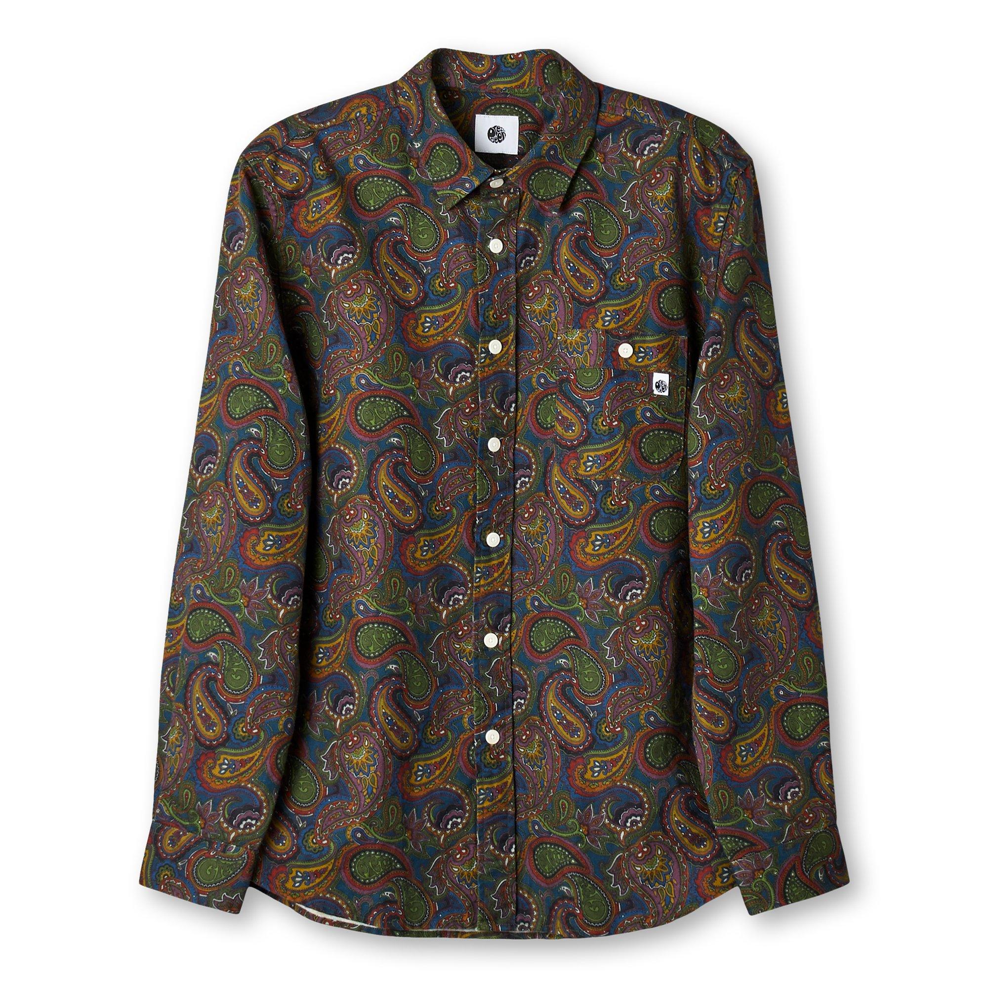 Multi - Pretty Green - Men's Anniversary Paisley Long-Sleeve Patterned Shirt - 1