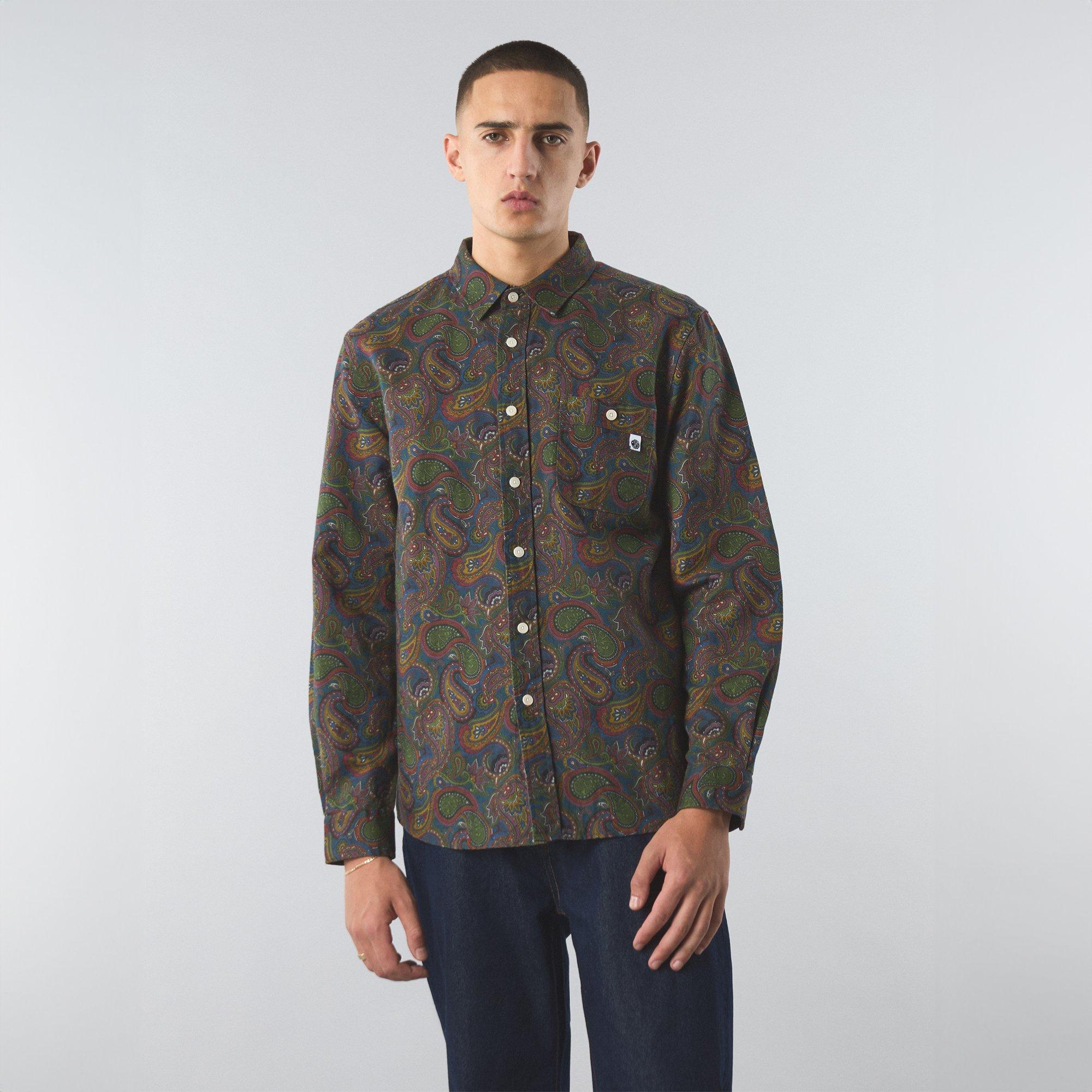 Meerkleurig - Pretty Green - Men's Anniversary Paisley Long-Sleeve Patterned Shirt - 3