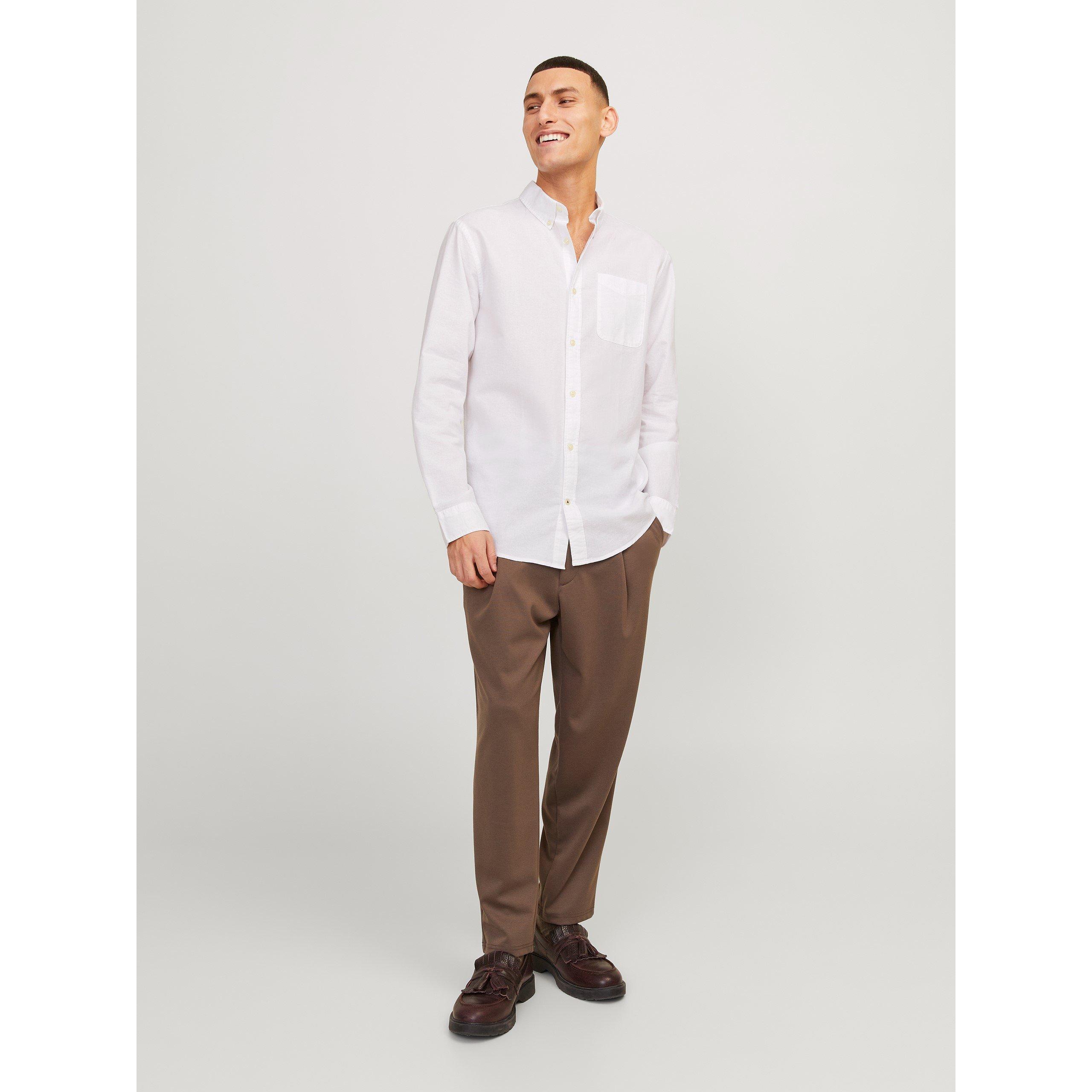 Branco - Jack and Jones - Oxford Shirt - 2