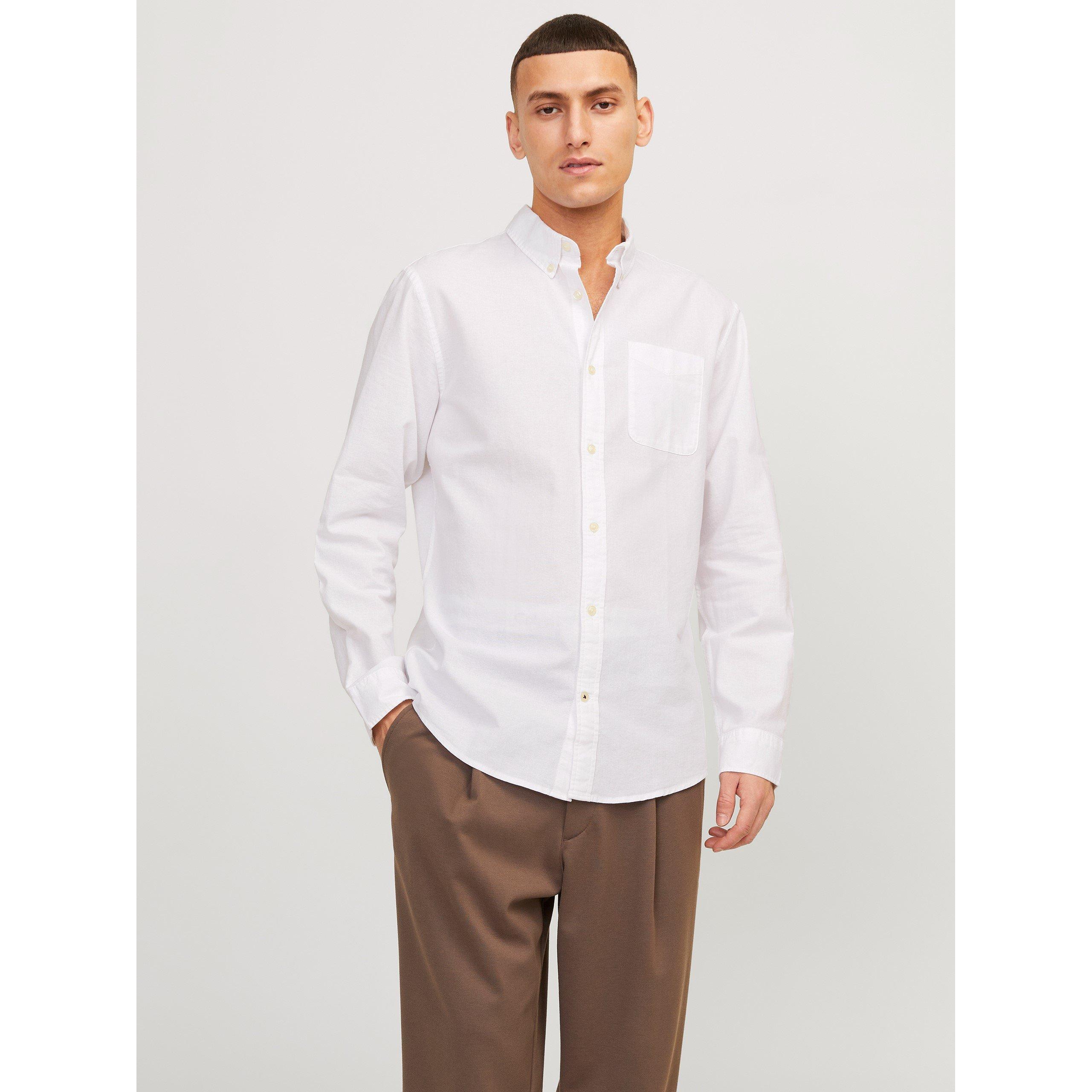Branco - Jack and Jones - Oxford Shirt - 3
