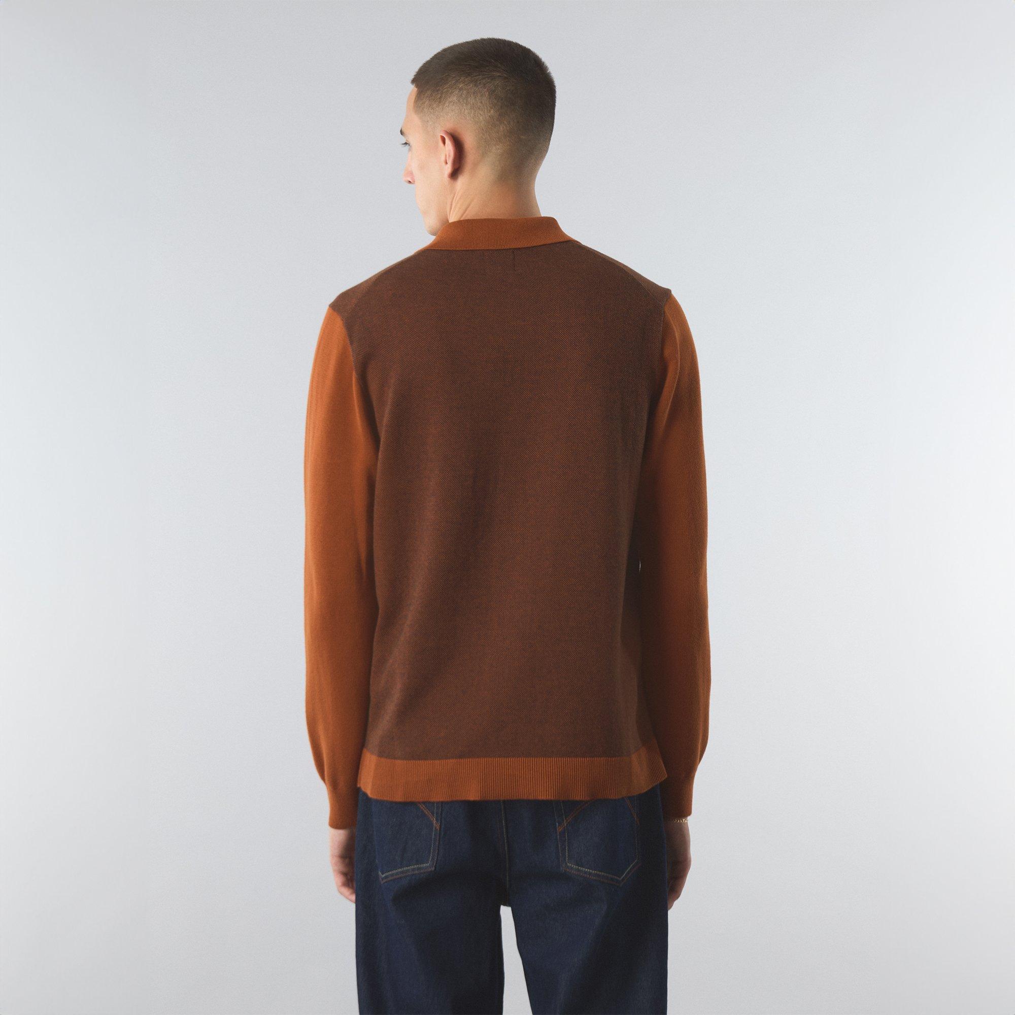 Arancione - Pretty Green - Men's Roxy Long-Sleeve Plain Shirt - 3