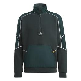 adidas adidas Essentials Reflect-In-The-Dark Polar Fleece Quarte Mens