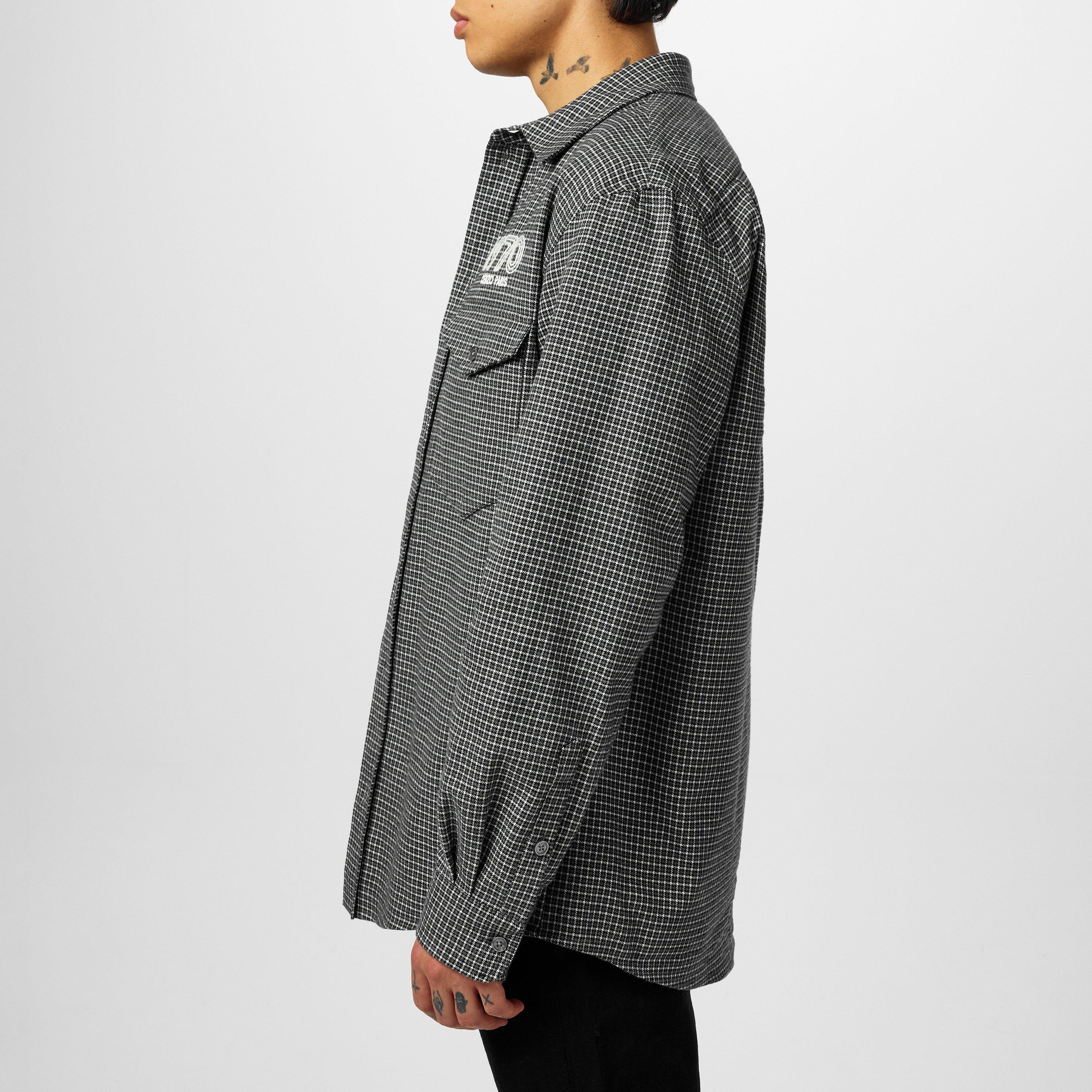 Stone Grey - Kenzo - 70s Check Shirt - 5